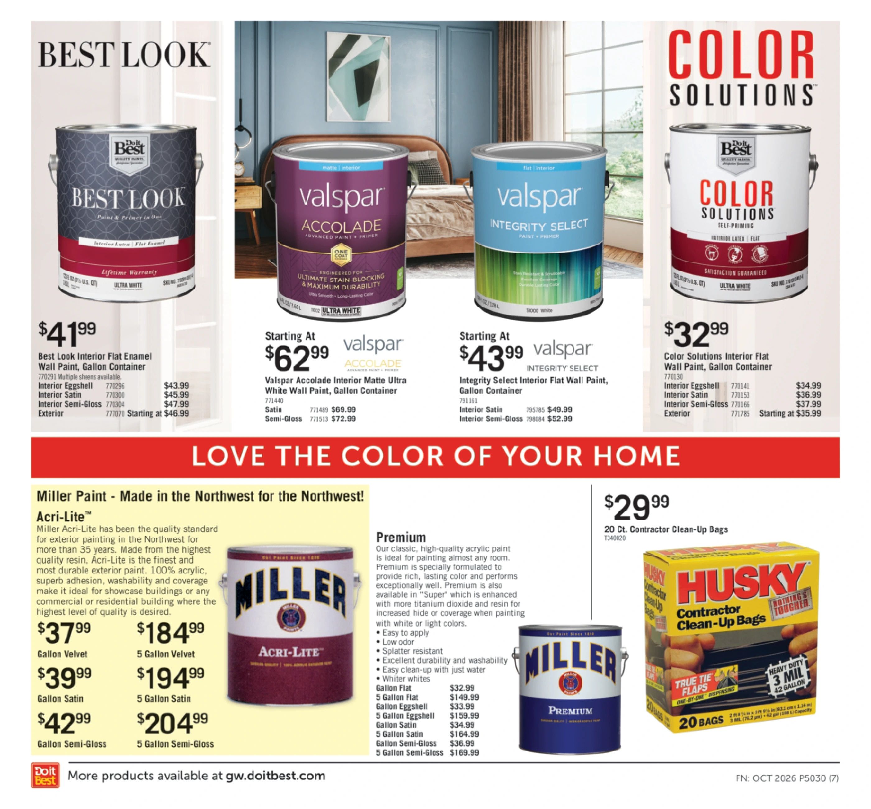 G.W. Hardware Monthly Sale Weekly Ad October 1 - 31, 2026