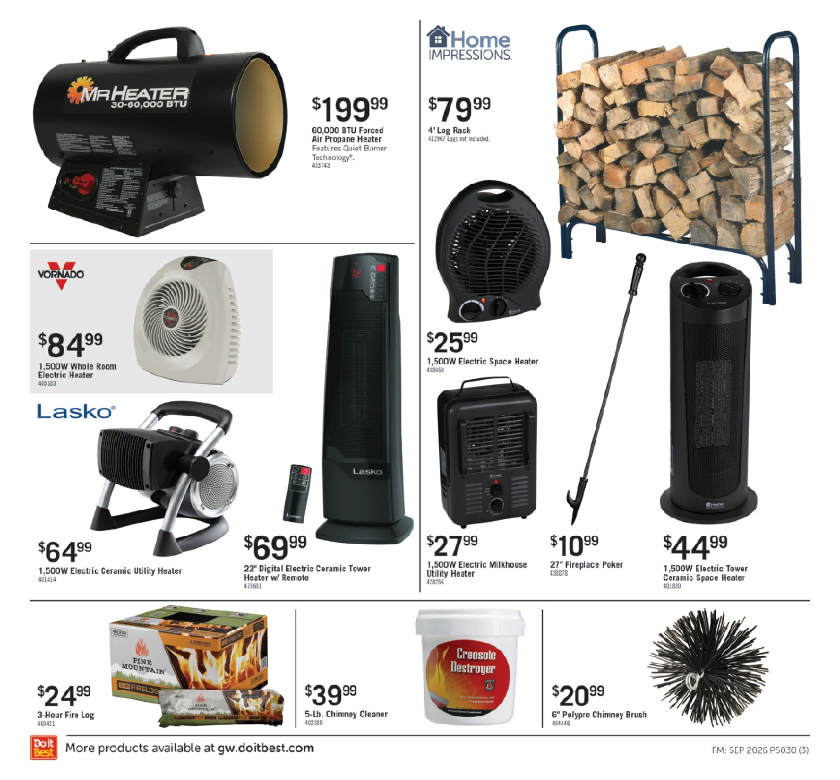 G.W. Hardware Monthly Sale Weekly Ad September 1 - 30, 2026