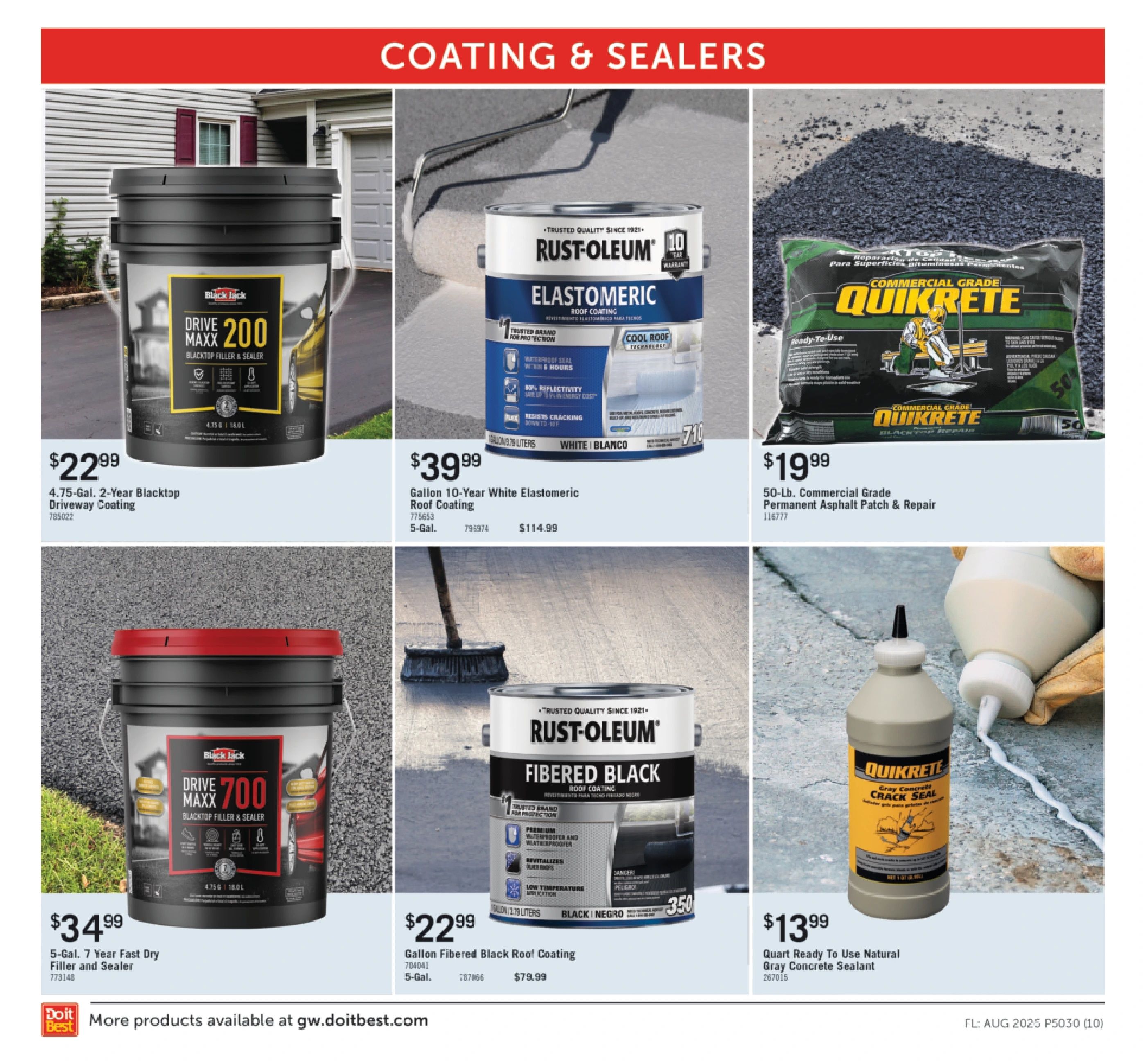 G.W. Hardware Monthly Sale Weekly Ad August 1 - 31, 2026