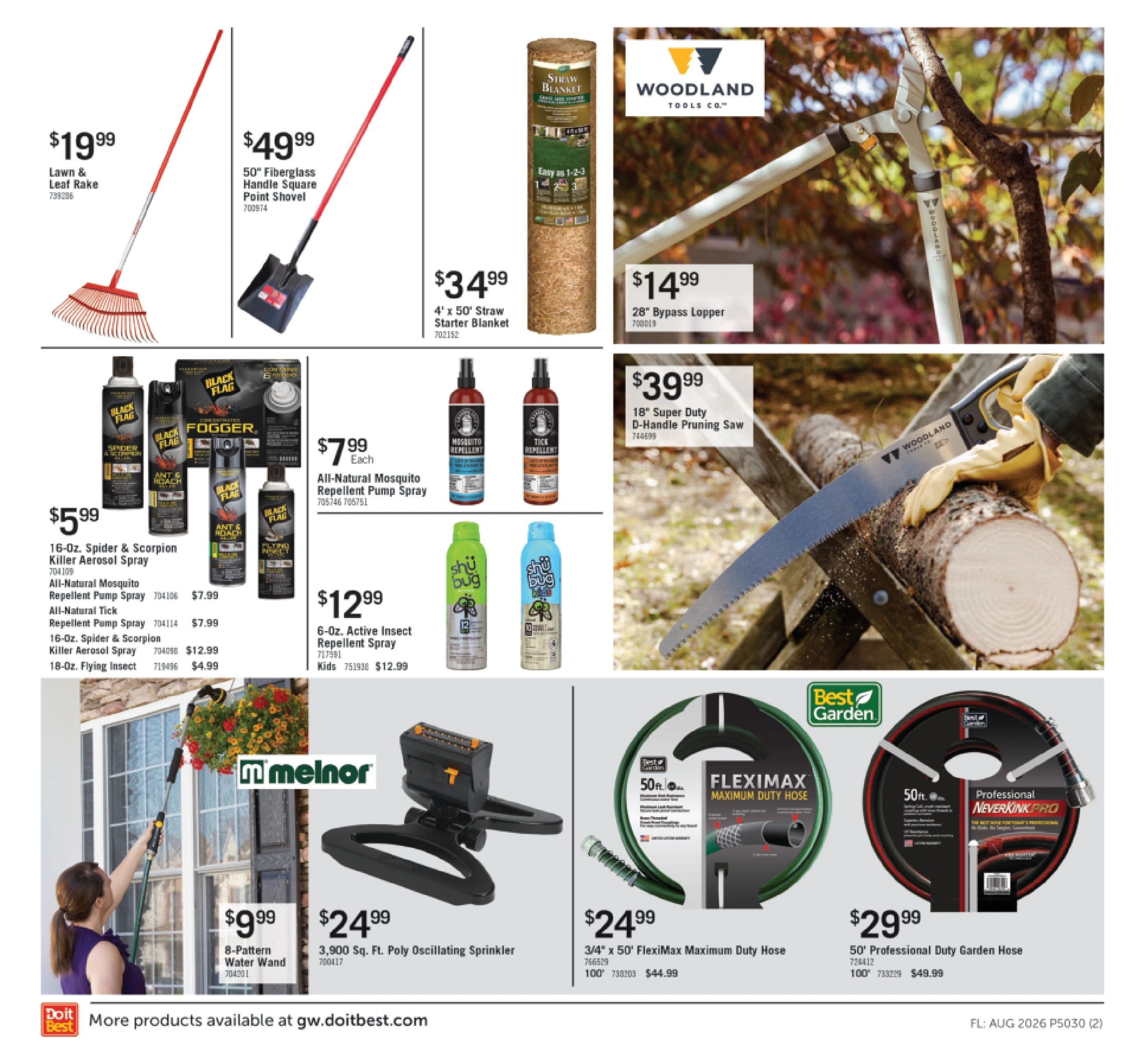 G.W. Hardware Monthly Sale Weekly Ad August 1 - 31, 2026