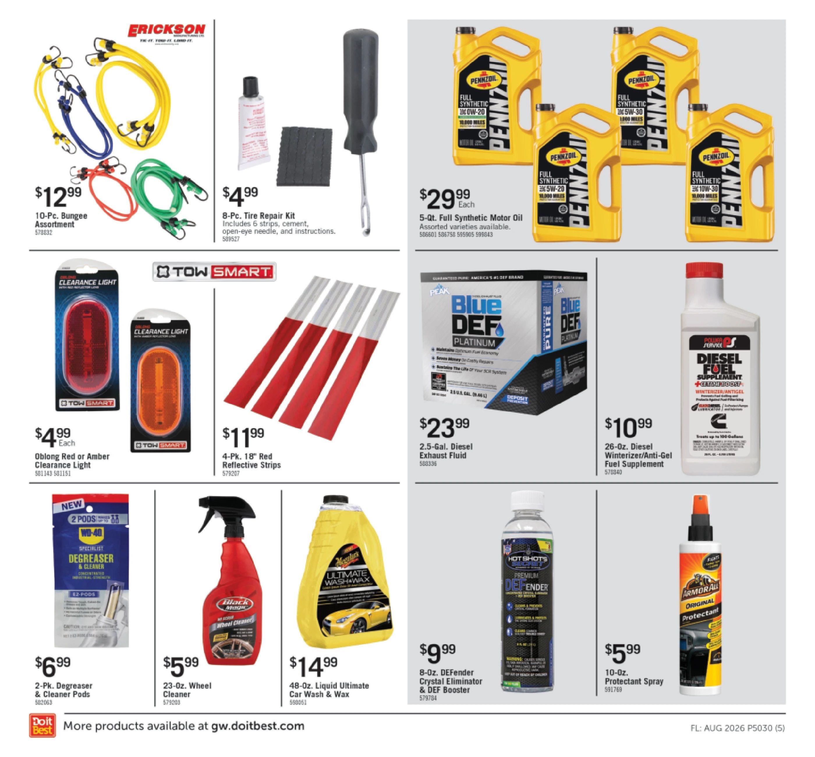 G.W. Hardware Monthly Sale Weekly Ad August 1 - 31, 2026