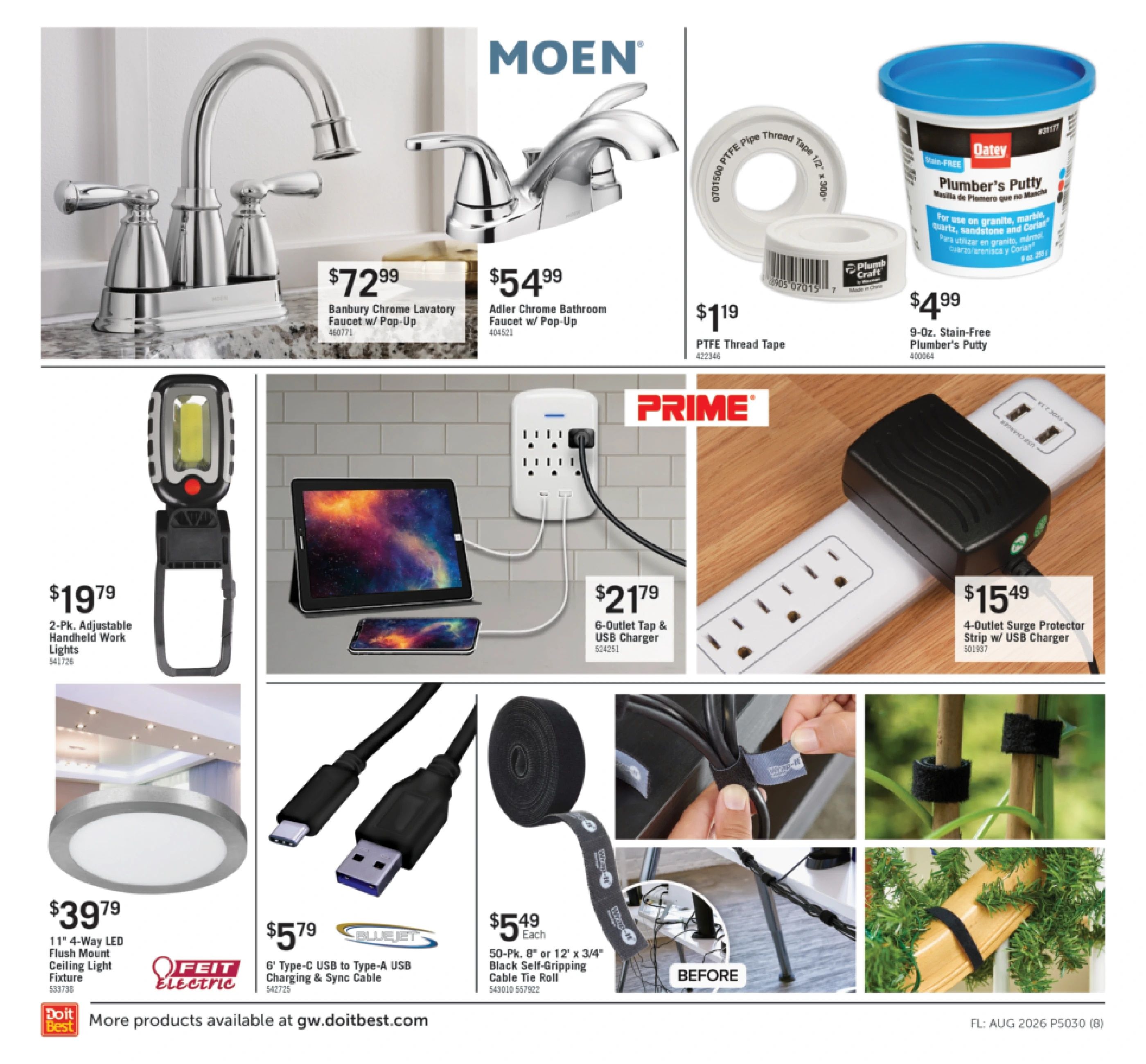 G.W. Hardware Monthly Sale Weekly Ad August 1 - 31, 2026