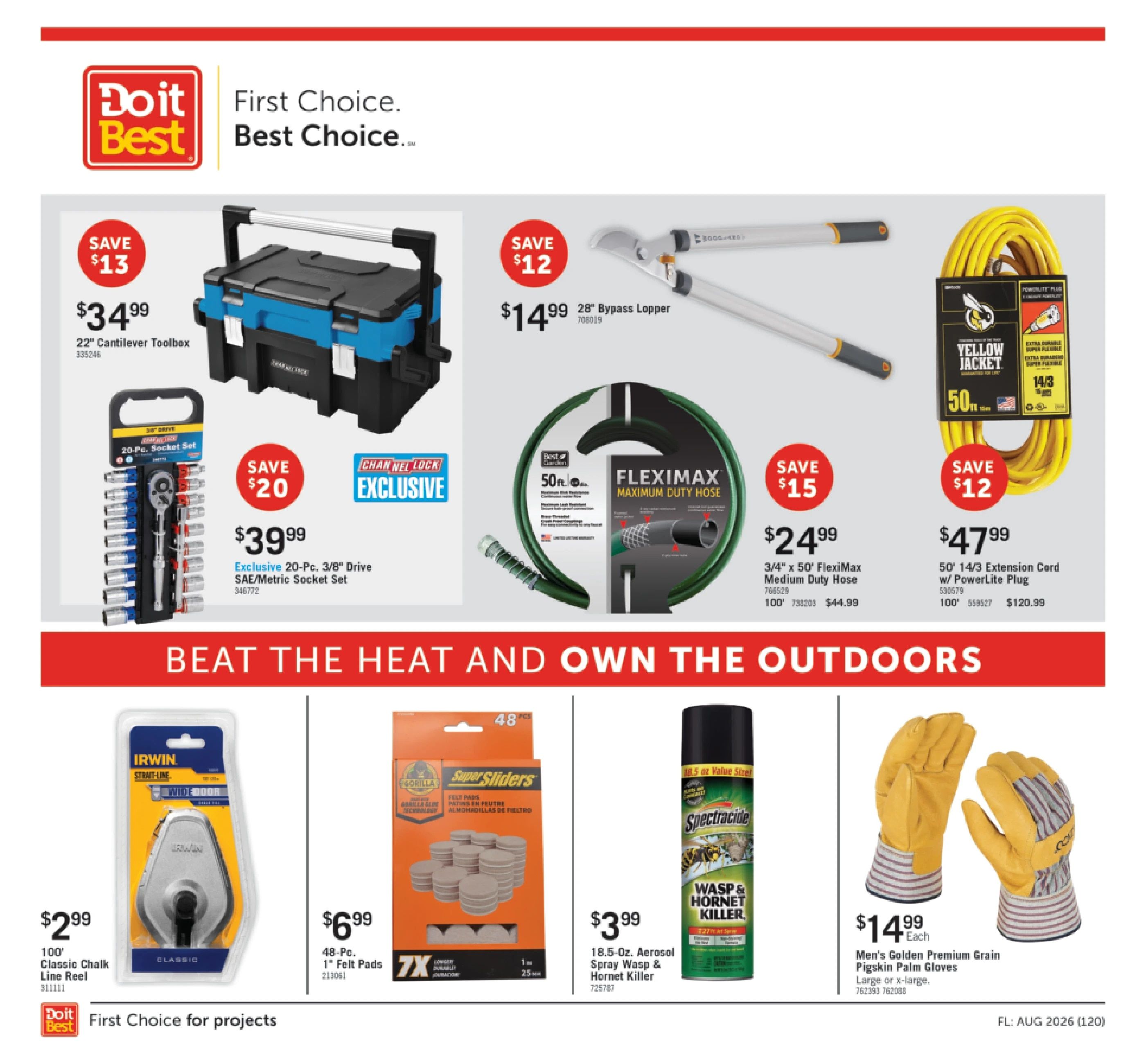 Valley Hardware & Supply Monthly Sale Weekly Ad August 1 - 31, 2026