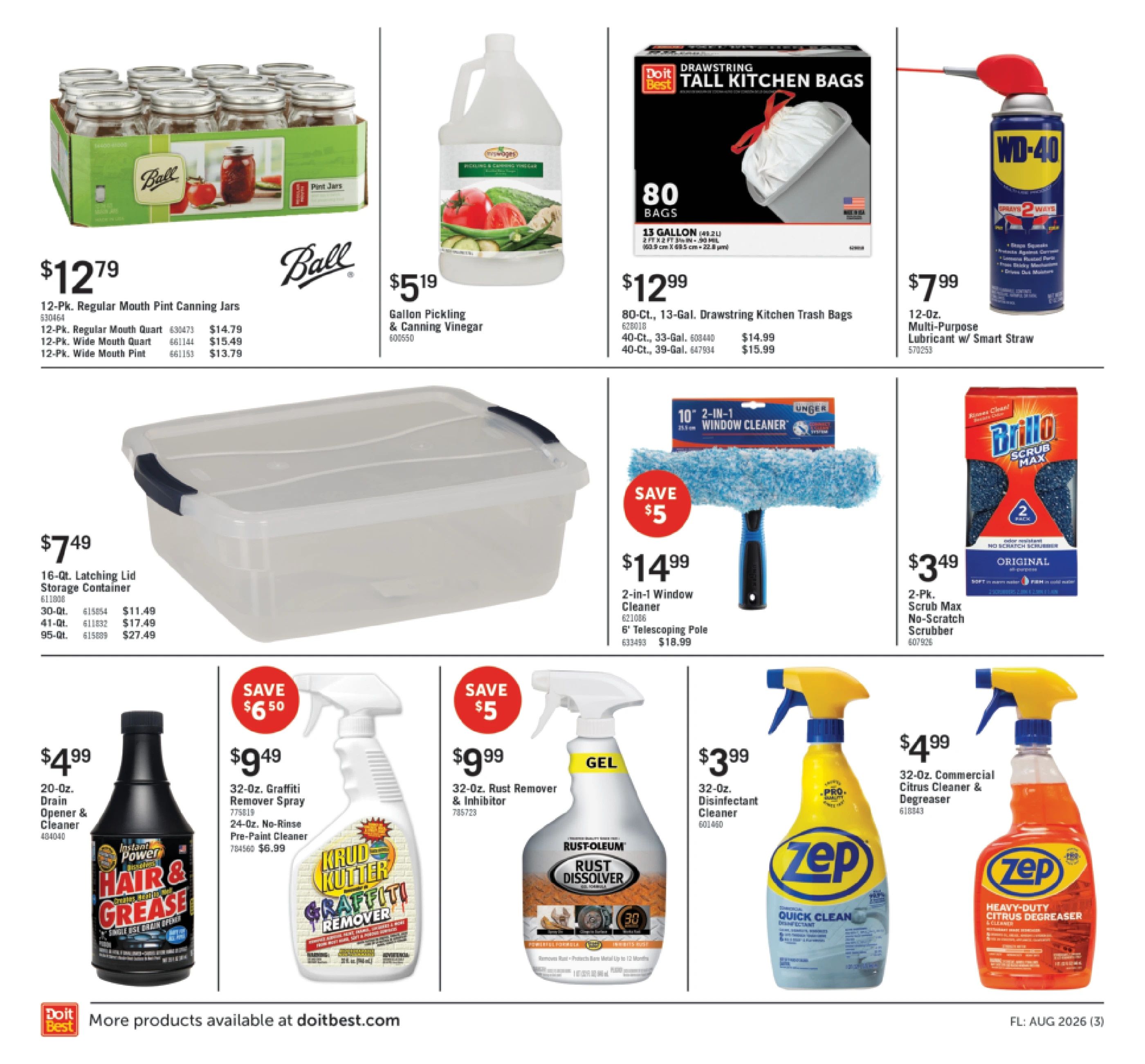 Valley Hardware & Supply Monthly Sale Weekly Ad August 1 - 31, 2026