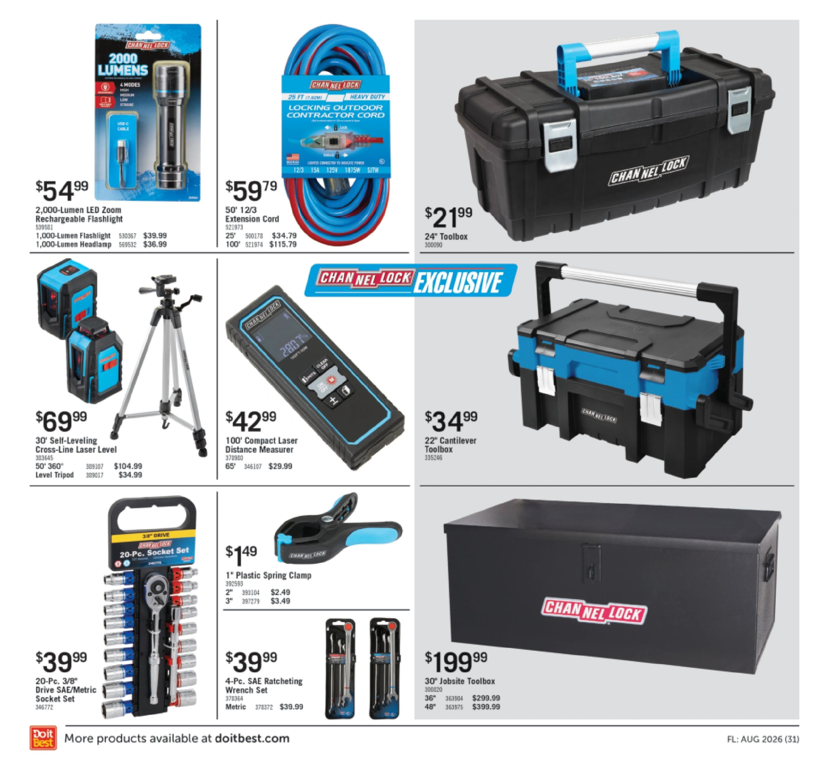 Valley Hardware & Supply Monthly Sale Weekly Ad August 1 - 31, 2026