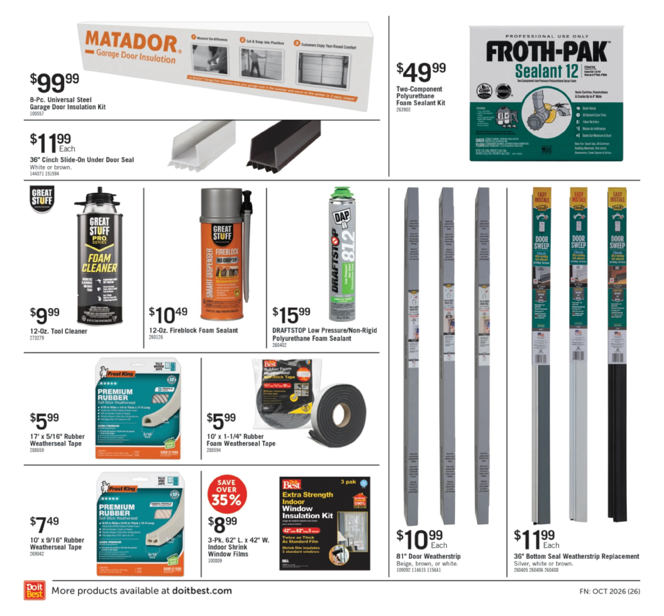 Graettinger Hardware Monthly Sale Weekly Ad October 1 - 31, 2026