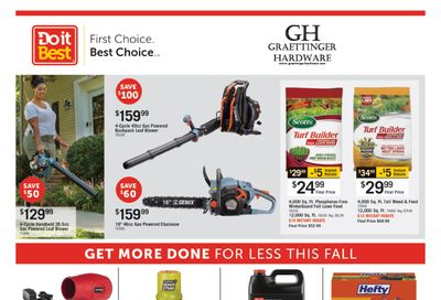 Graettinger Hardware Monthly Sale Weekly Ad September 1 - 30, 2026