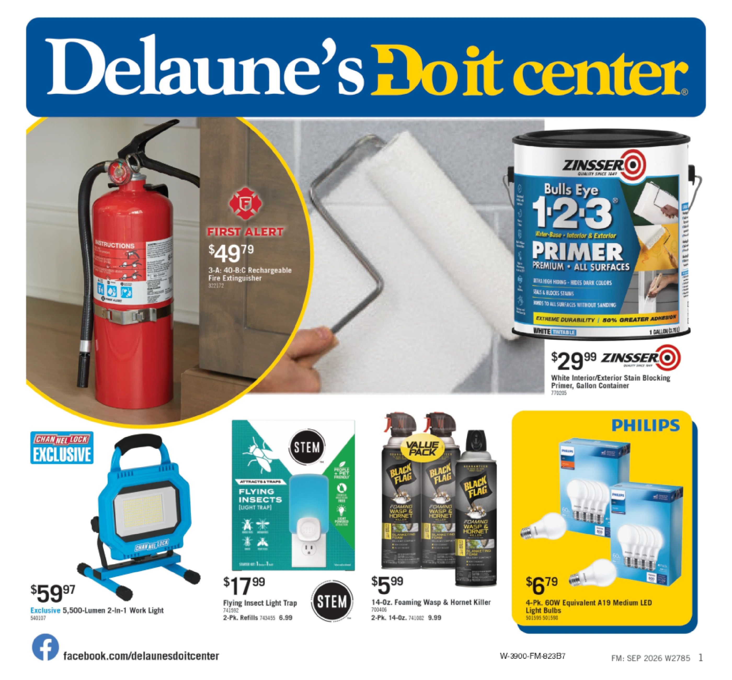 Delaune's Do it Center Monthly Sale Weekly Ad September 1 - 30, 2026