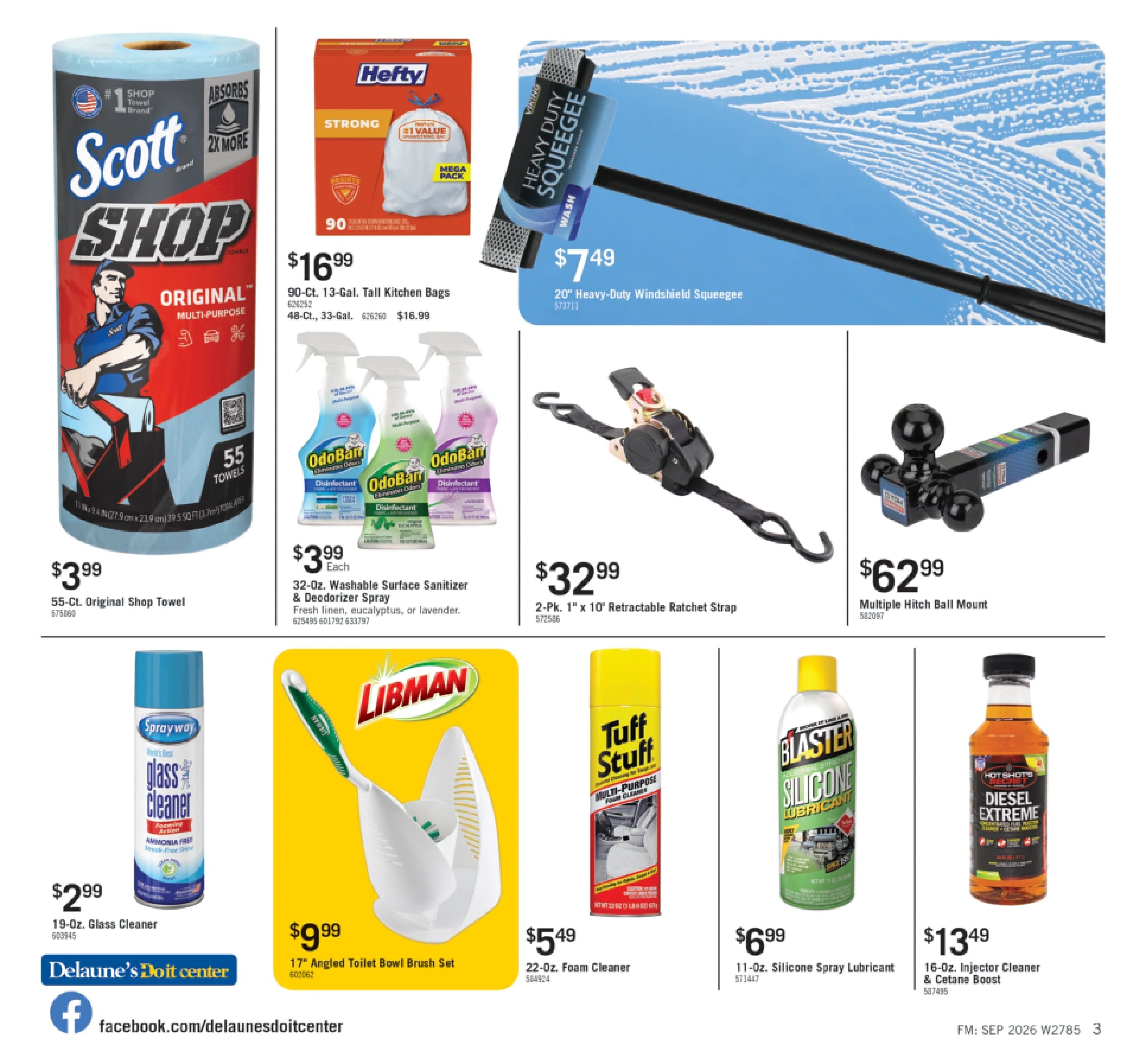 Delaune's Do it Center Monthly Sale Weekly Ad September 1 - 30, 2026