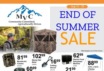 Monte Vista Co-op End of Summer Sale Weekly Ad August 12 - 29, 2026