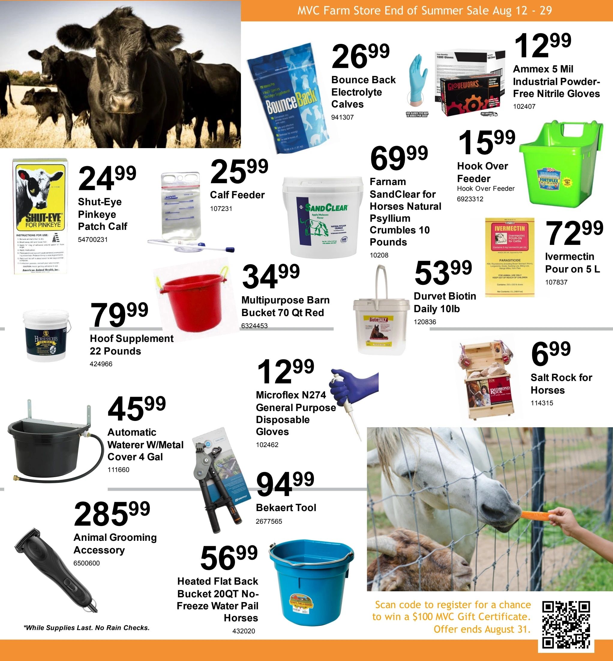 Monte Vista Co-op End of Summer Sale Weekly Ad August 12 - 29, 2026