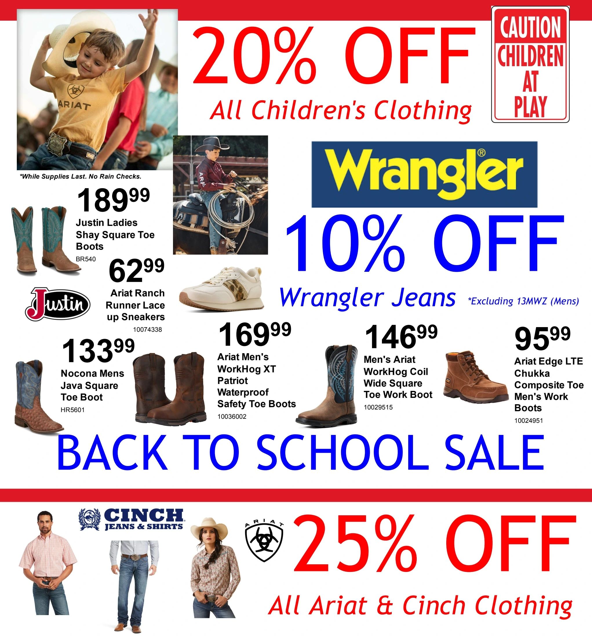Monte Vista Co-op End of Summer Sale Weekly Ad August 12 - 29, 2026
