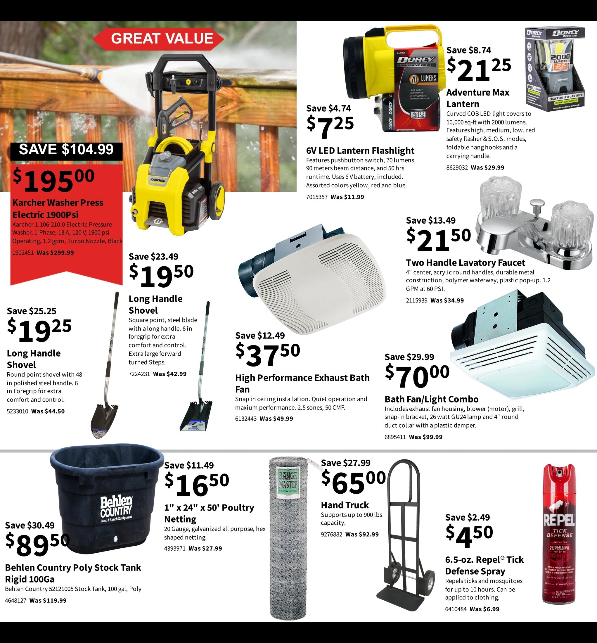 Fairview Farm Center August Savings Weekly Ad August 1 - 31, 2026