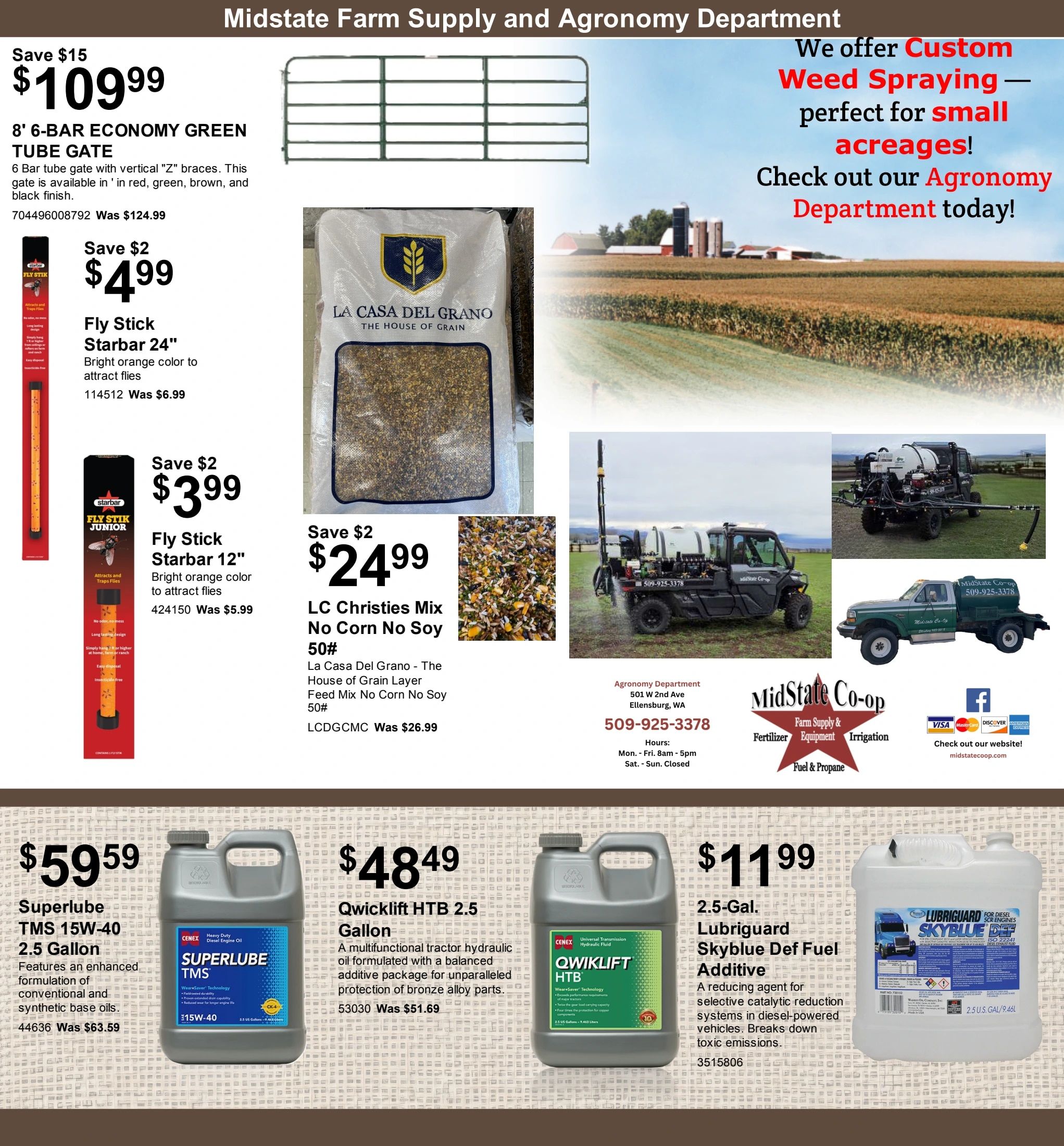 Midstate Co-op August Savings Weekly Ad August 1 - 31, 2026