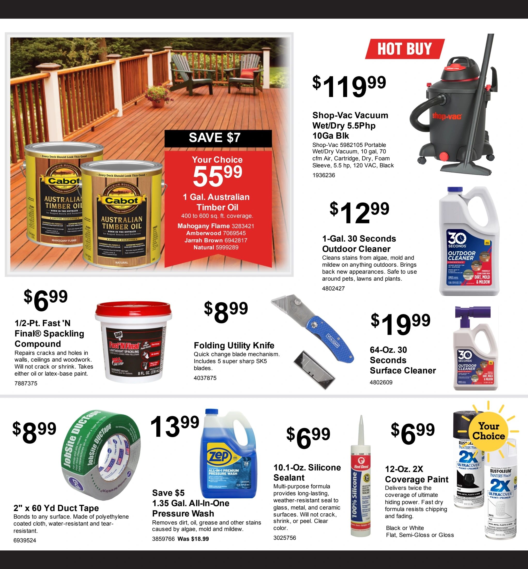 Hardware Express August Savings Weekly Ad August 1 - 31, 2026