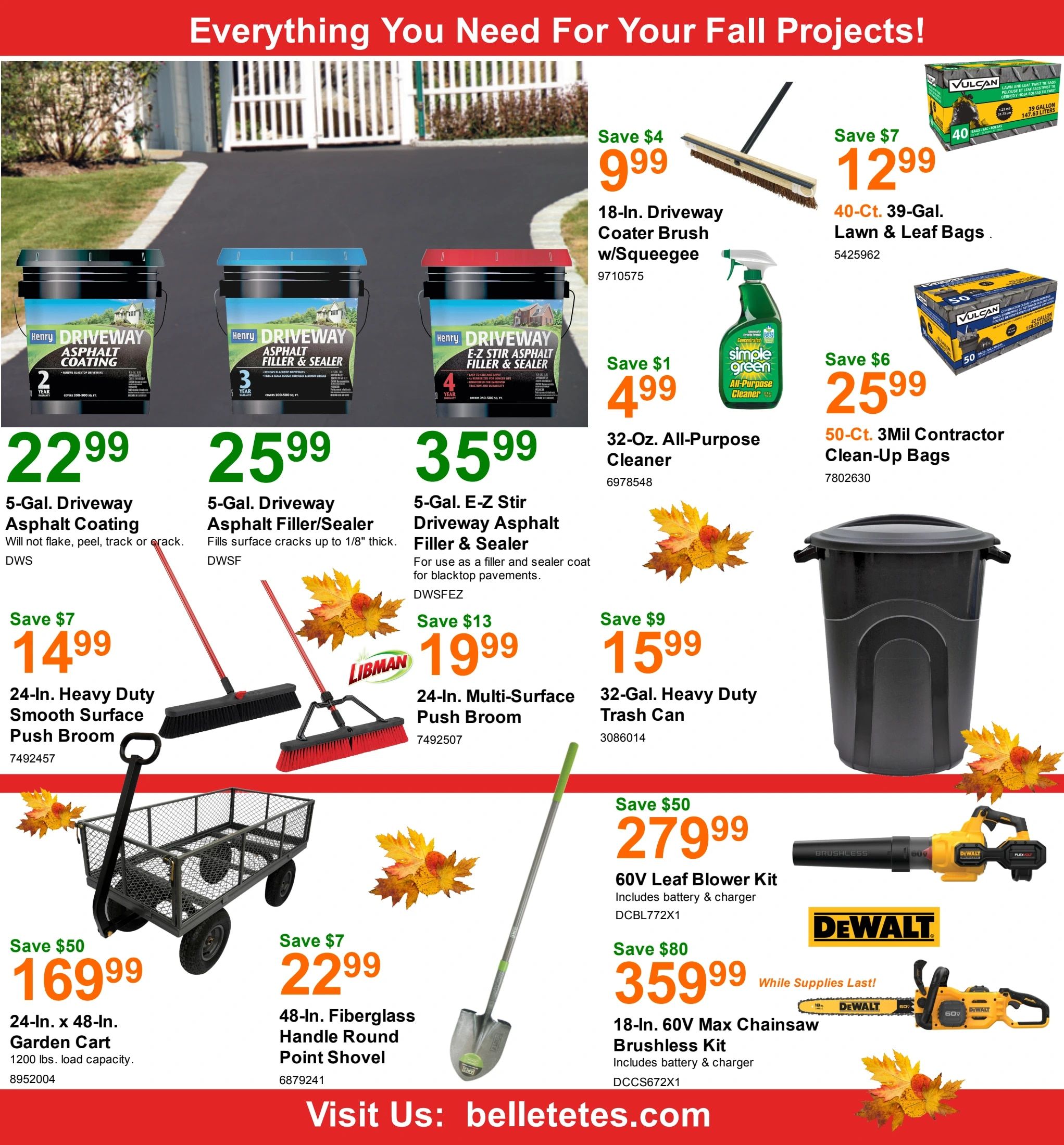 Belletetes September Savings Weekly Ad September 1 - 10, 2026