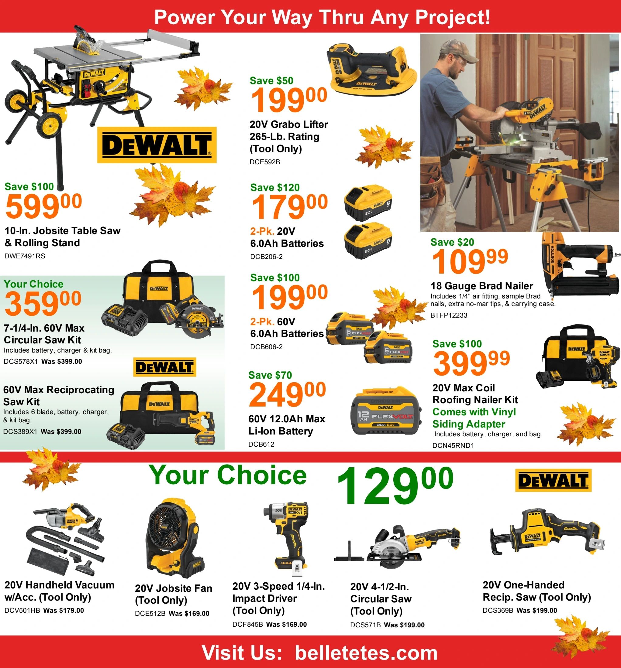 Belletetes September Savings Weekly Ad September 1 - 10, 2026