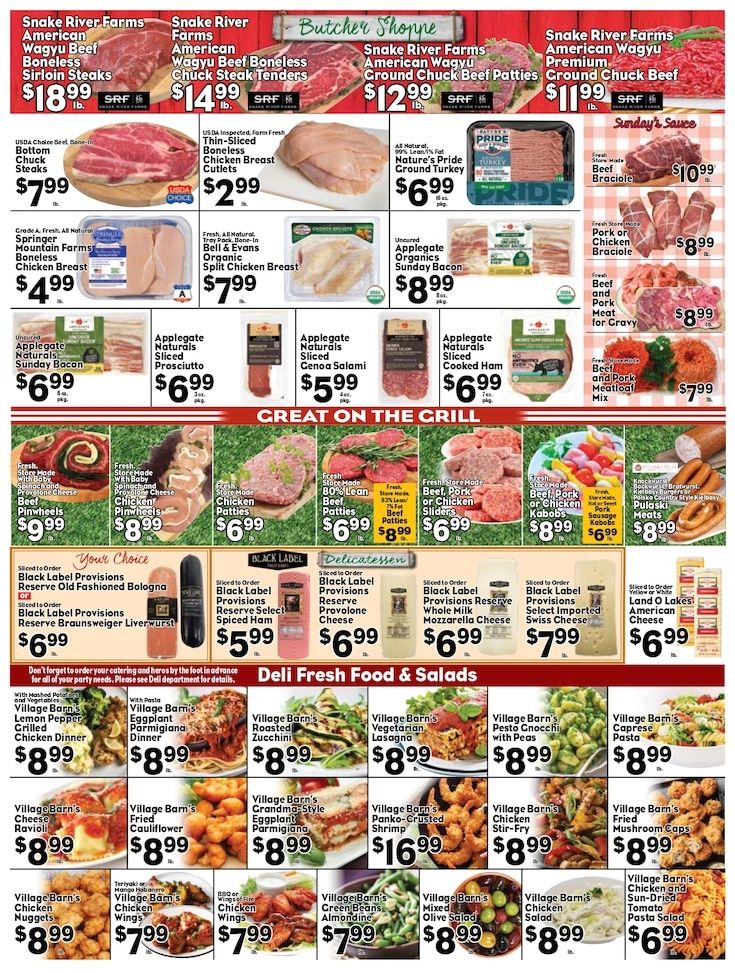Village Barn Fresh Market Weekly Ad August 21 - 27, 2026