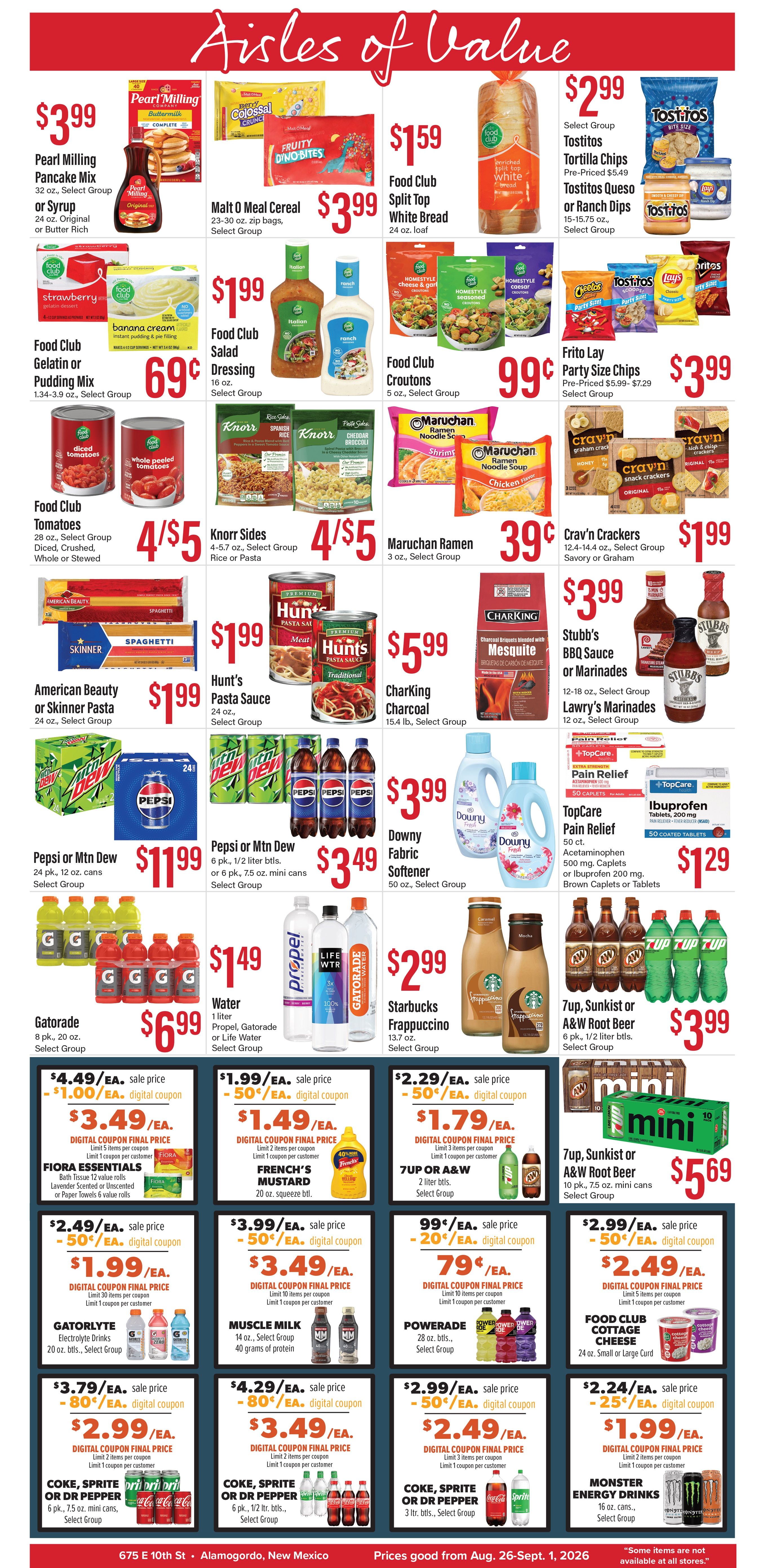Lowe's Signature Market Weekly Ad August 26 - September 1, 2026