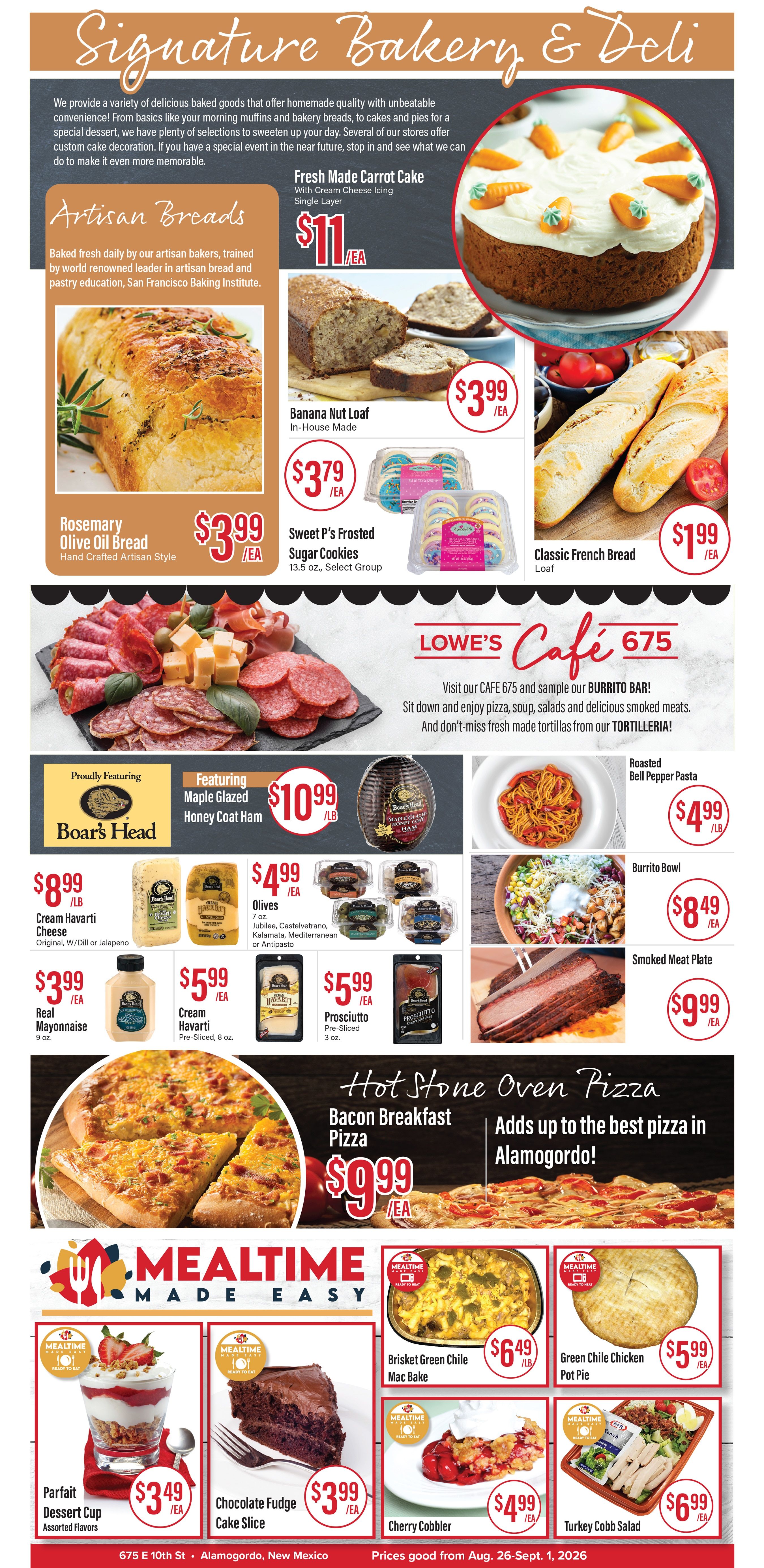 Lowe's Signature Market Weekly Ad August 26 - September 1, 2026