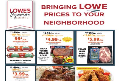 Lowe's Signature Market Weekly Ad August 19 - 25, 2026