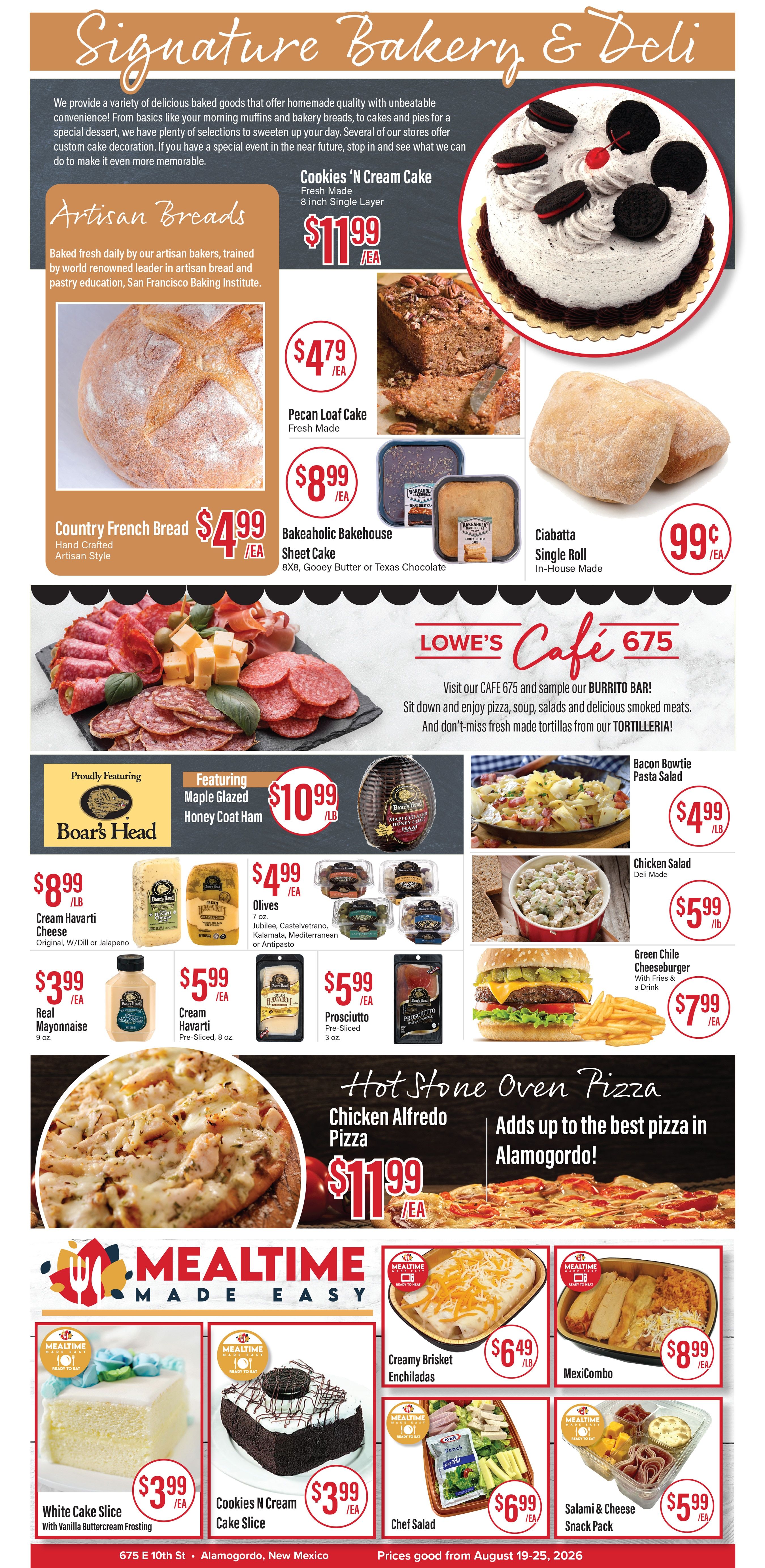 Lowe's Signature Market Weekly Ad August 19 - 25, 2026