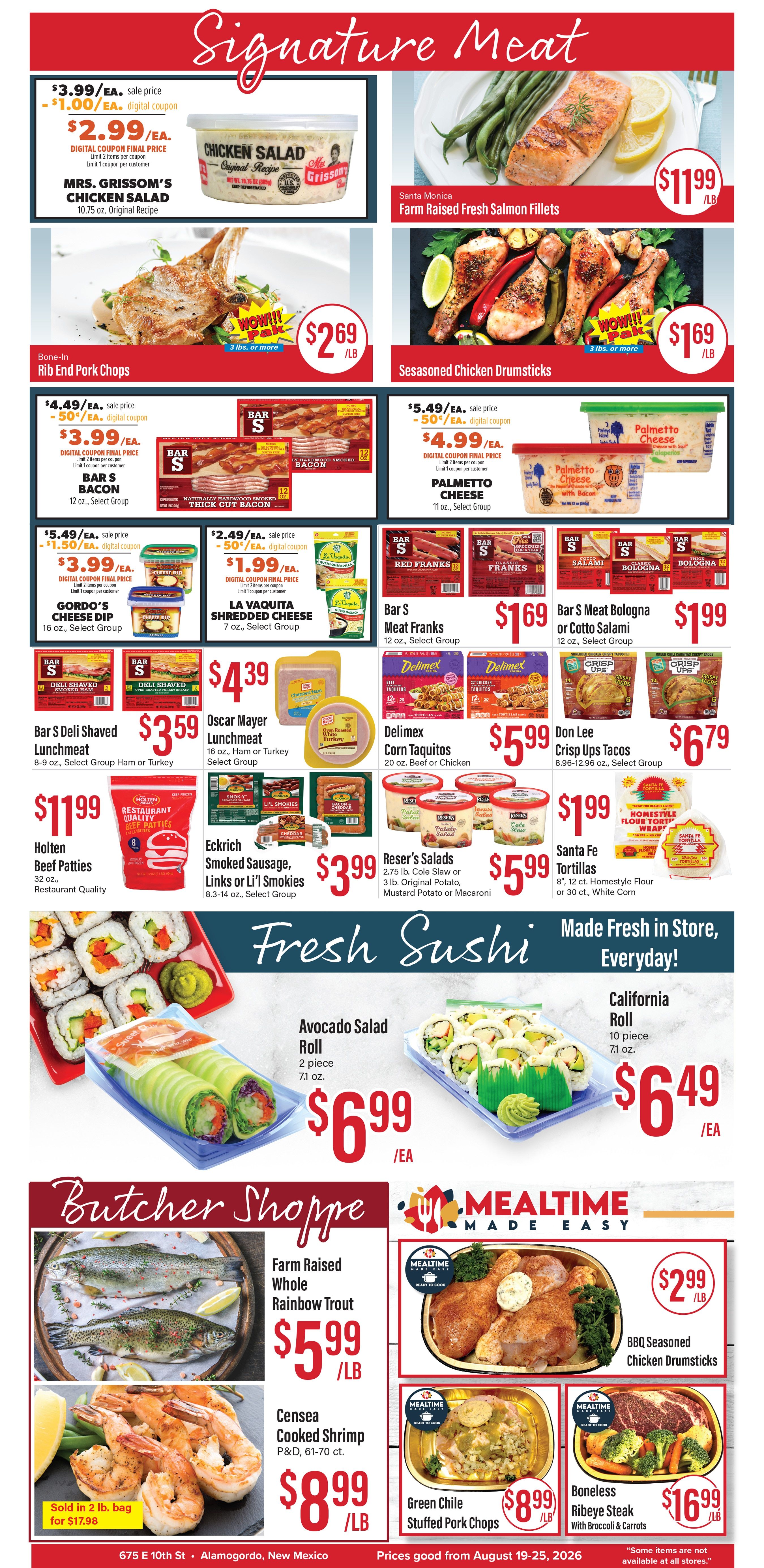 Lowe's Signature Market Weekly Ad August 19 - 25, 2026