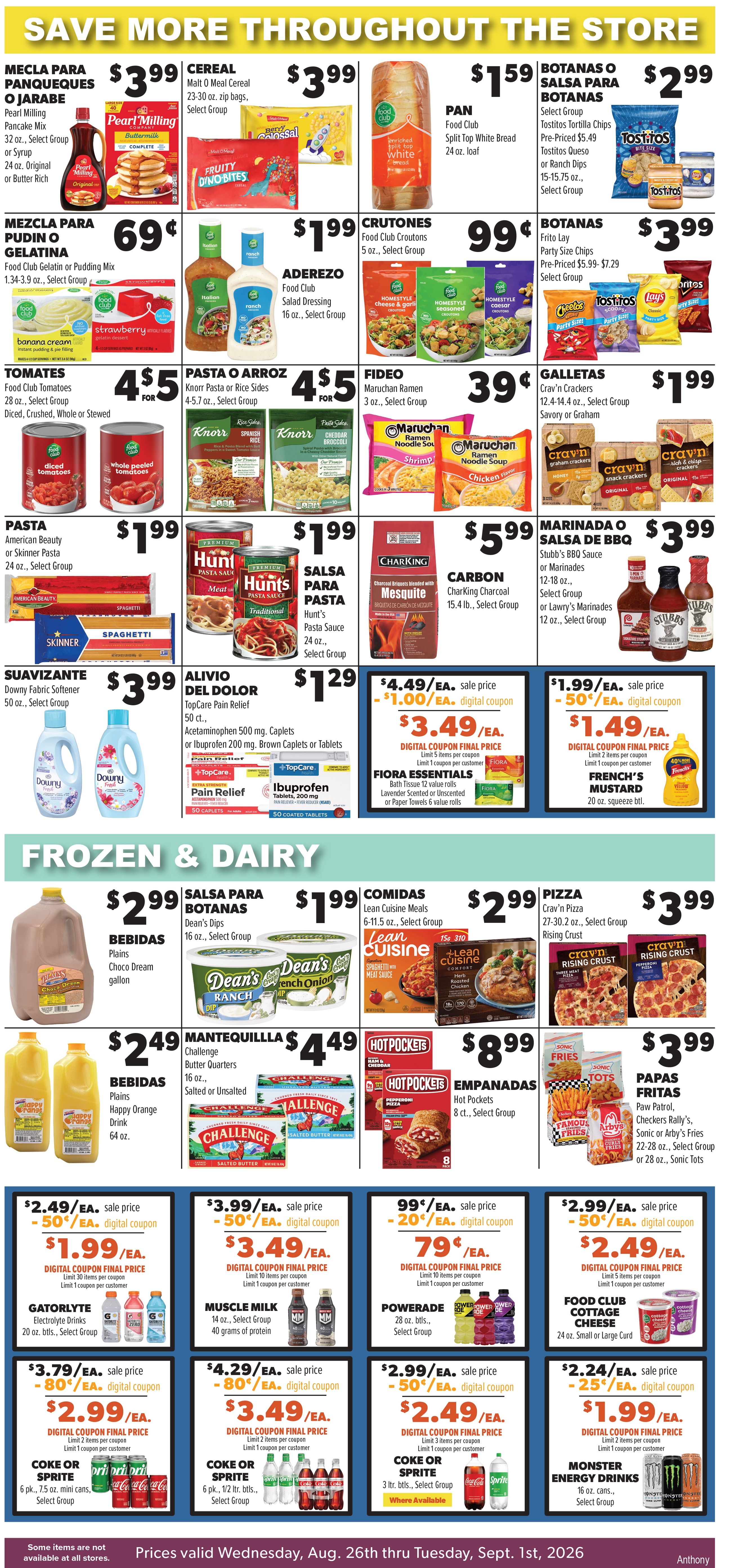 Lowe's Mercado (Anthony, TX) Weekly Ad August 26 - September 1, 2026