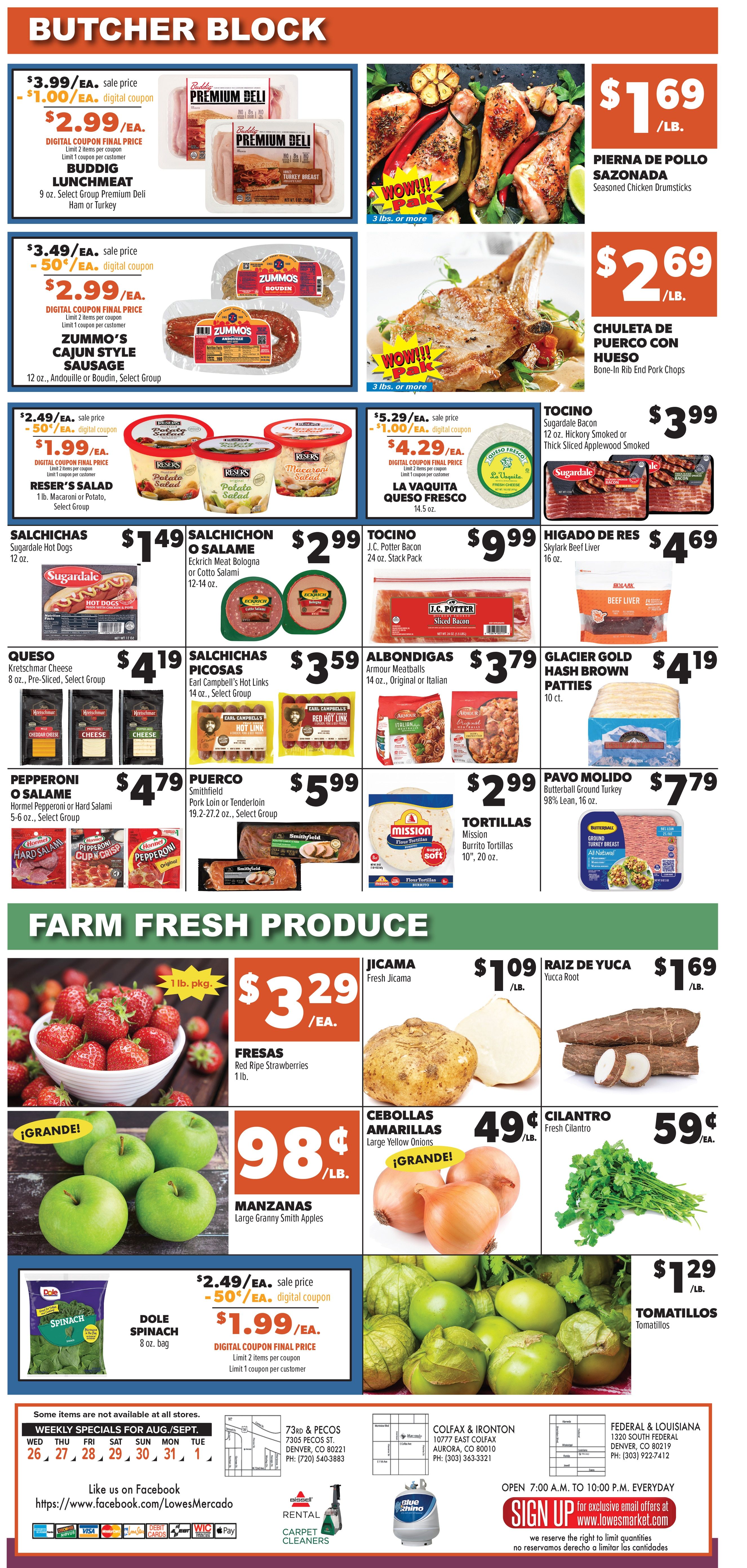 Lowe's Mercado (Colorado) Weekly Ad August 26 - September 1, 2026