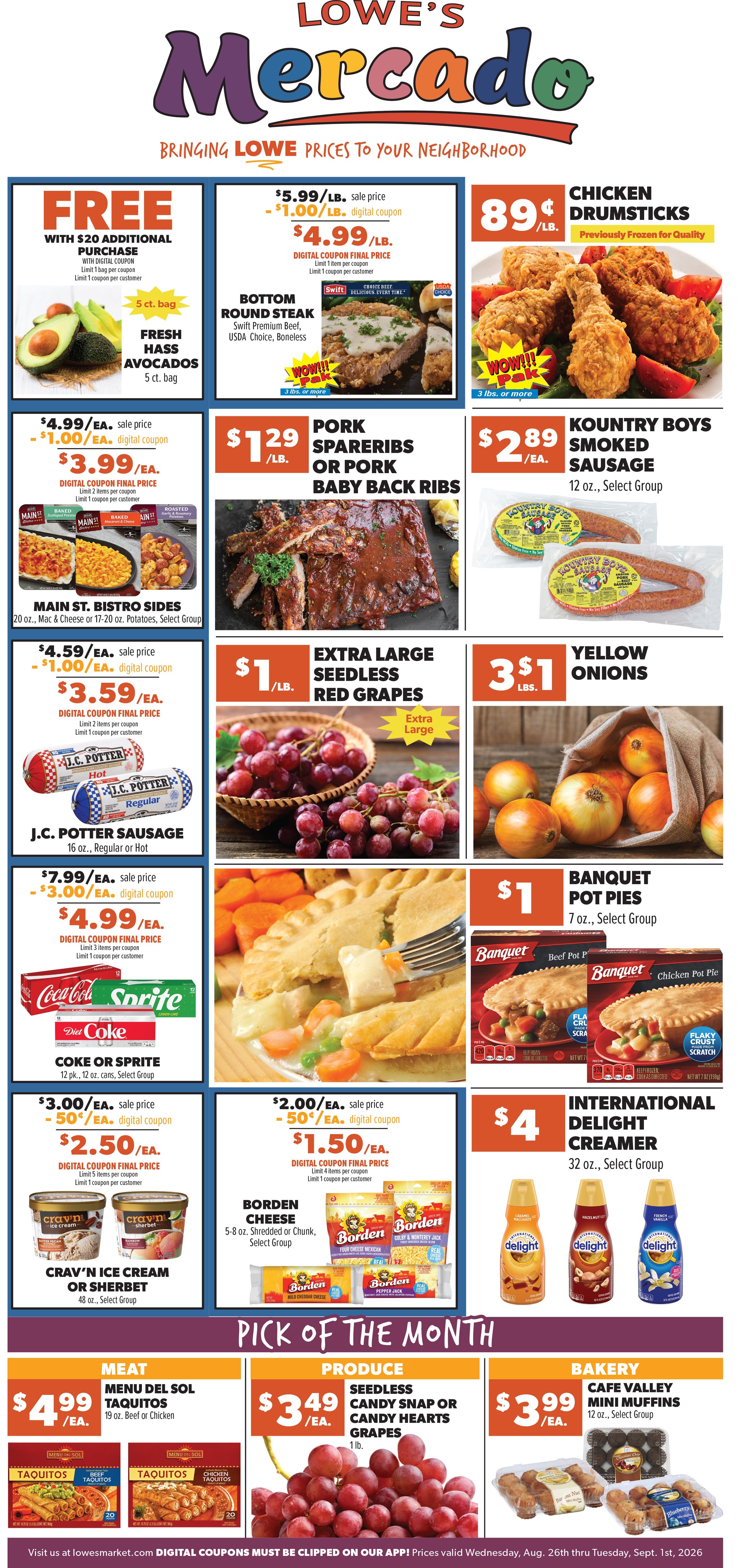 Lowe's Mercado (Midland, TX) Weekly Ad August 26 - September 1, 2026
