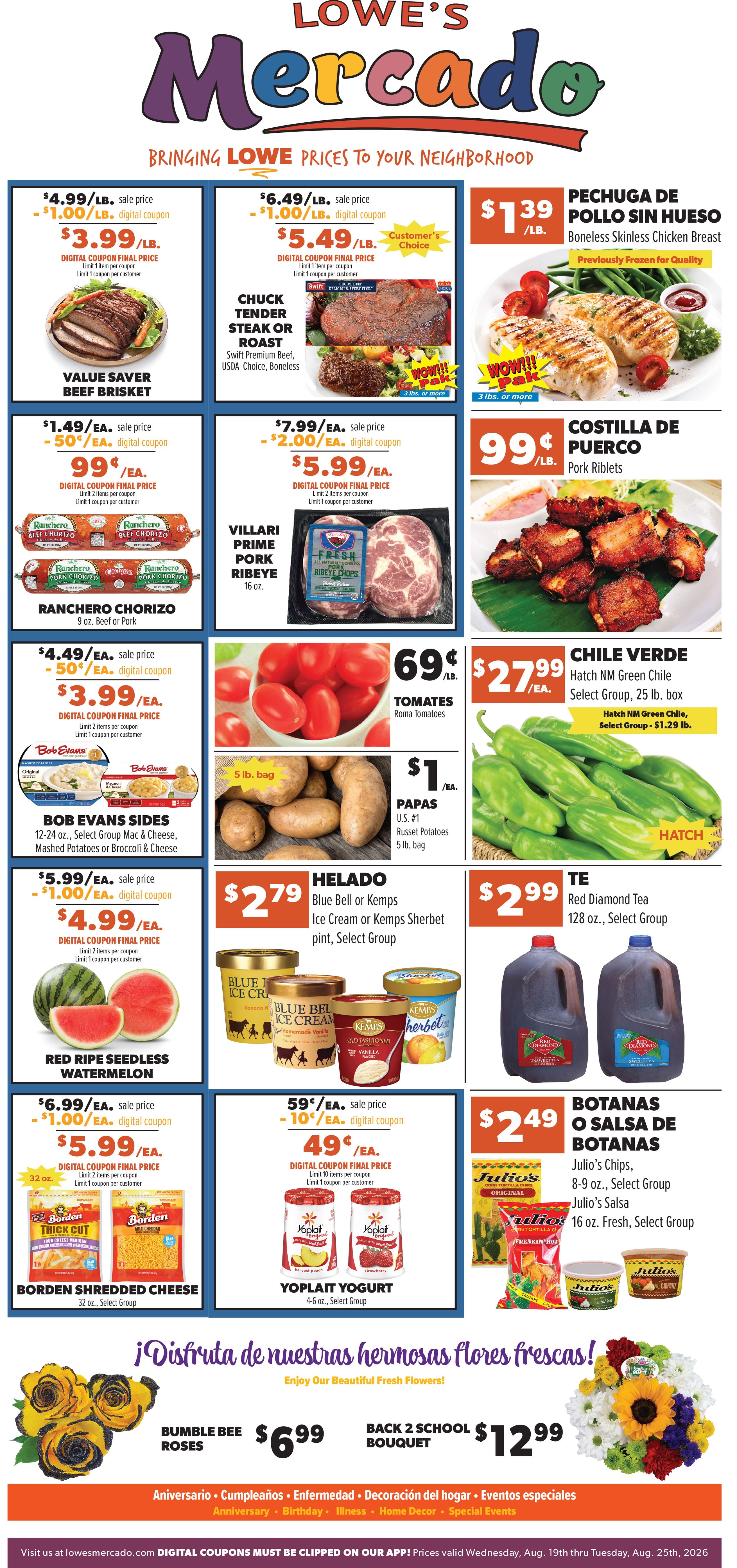 Lowe's Mercado (Anthony, TX) Weekly Ad August 19 - 25, 2026