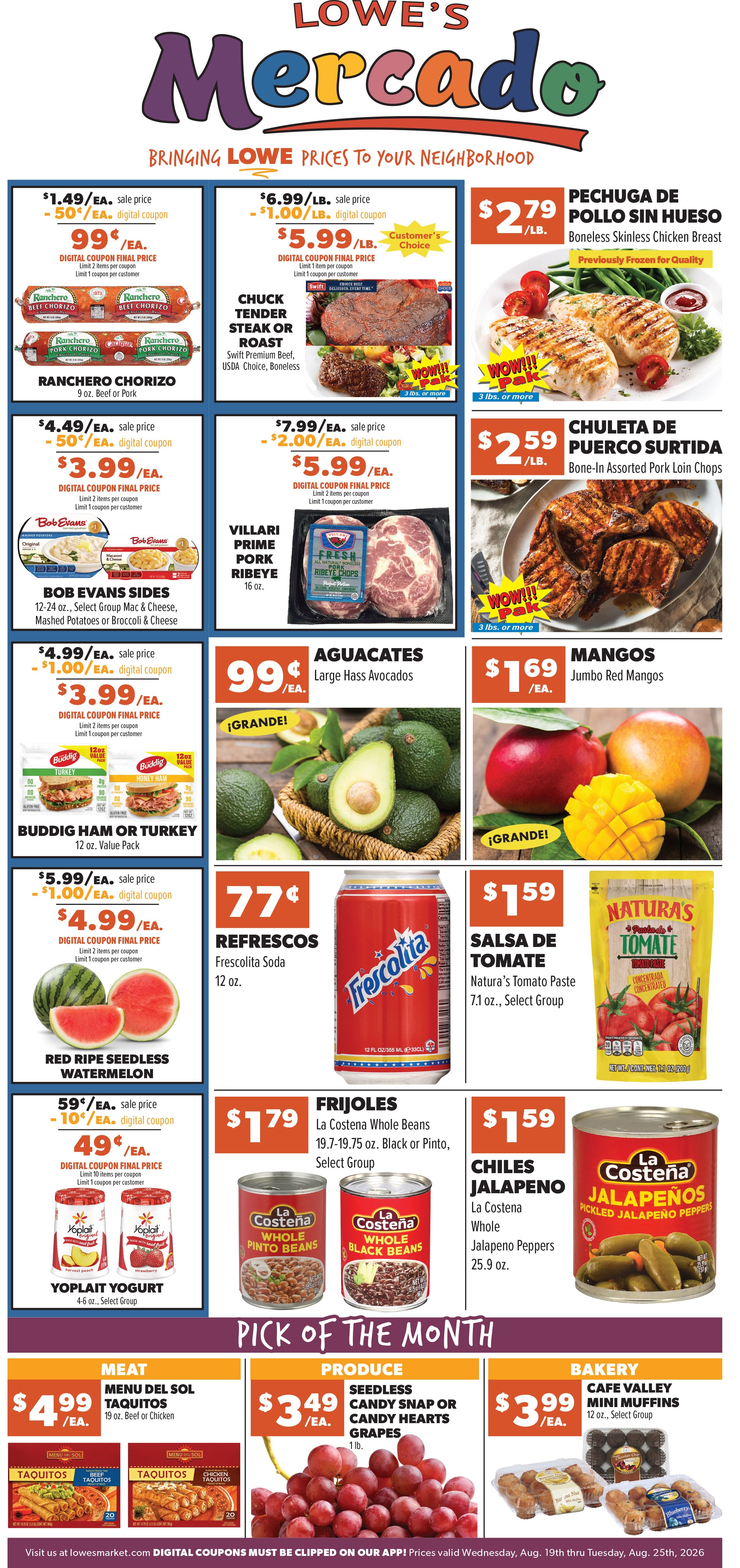 Lowe's Mercado (Colorado) Weekly Ad August 19 - 25, 2026