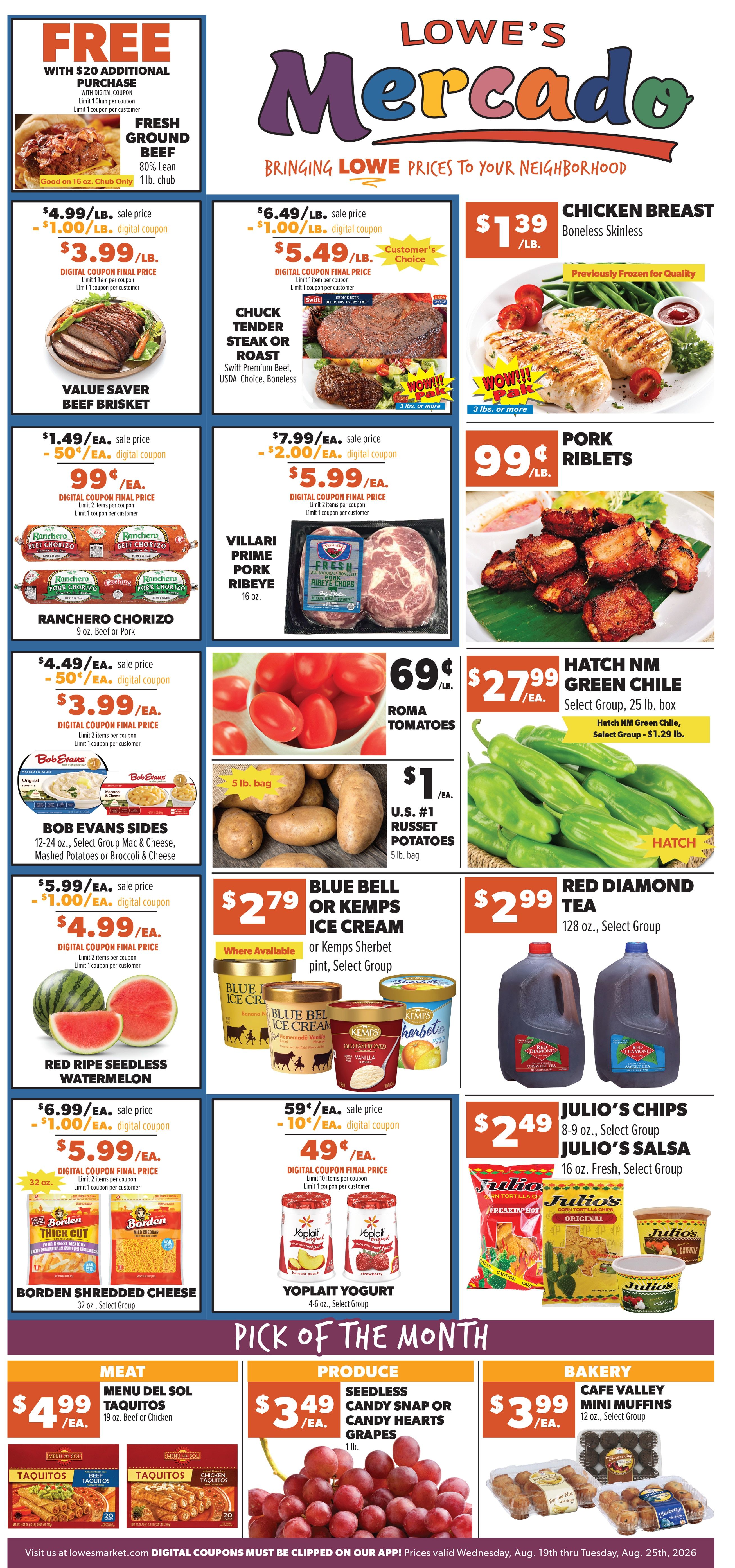 Lowe's Mercado (Midland, TX) Weekly Ad August 19 - 25, 2026