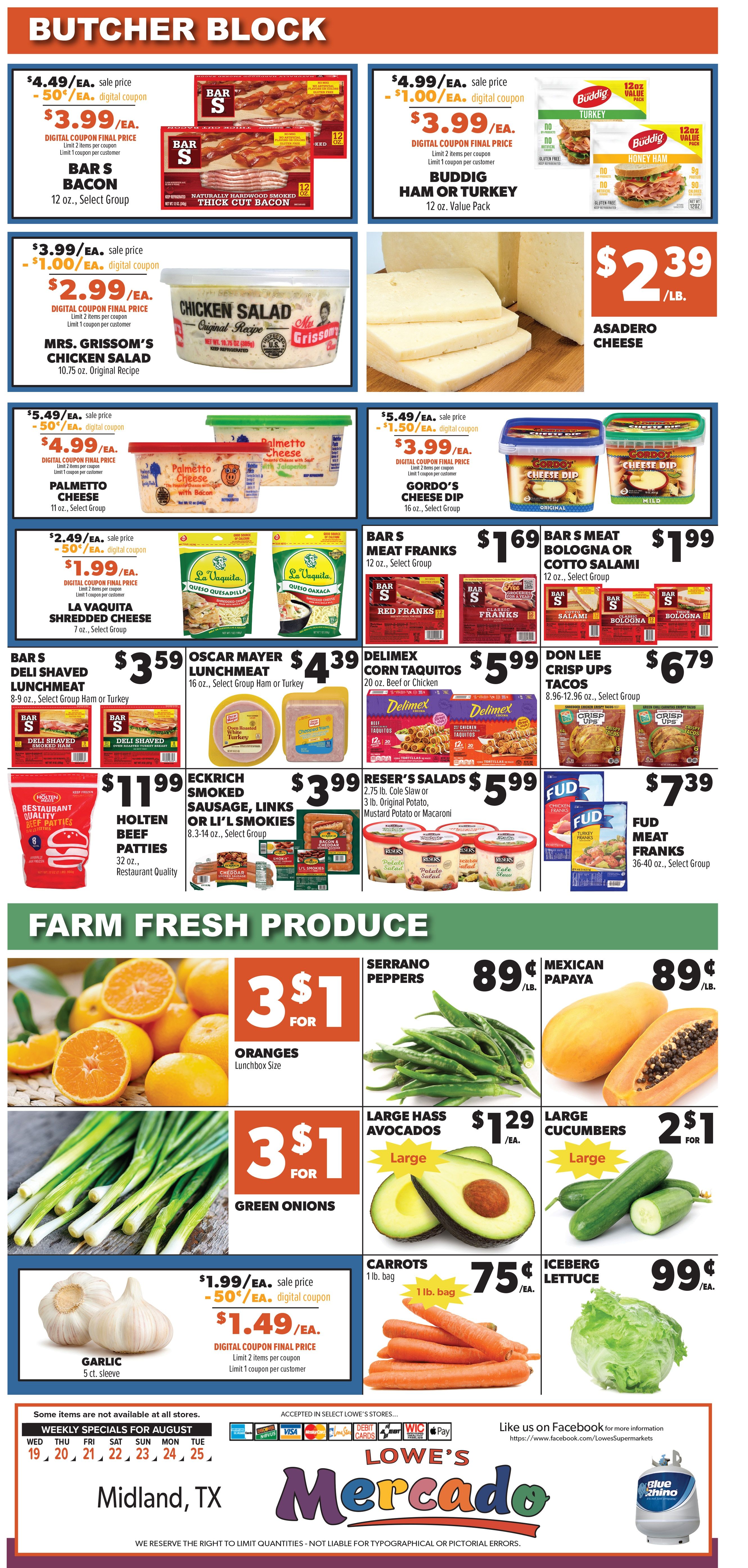 Lowe's Mercado (Midland, TX) Weekly Ad August 19 - 25, 2026