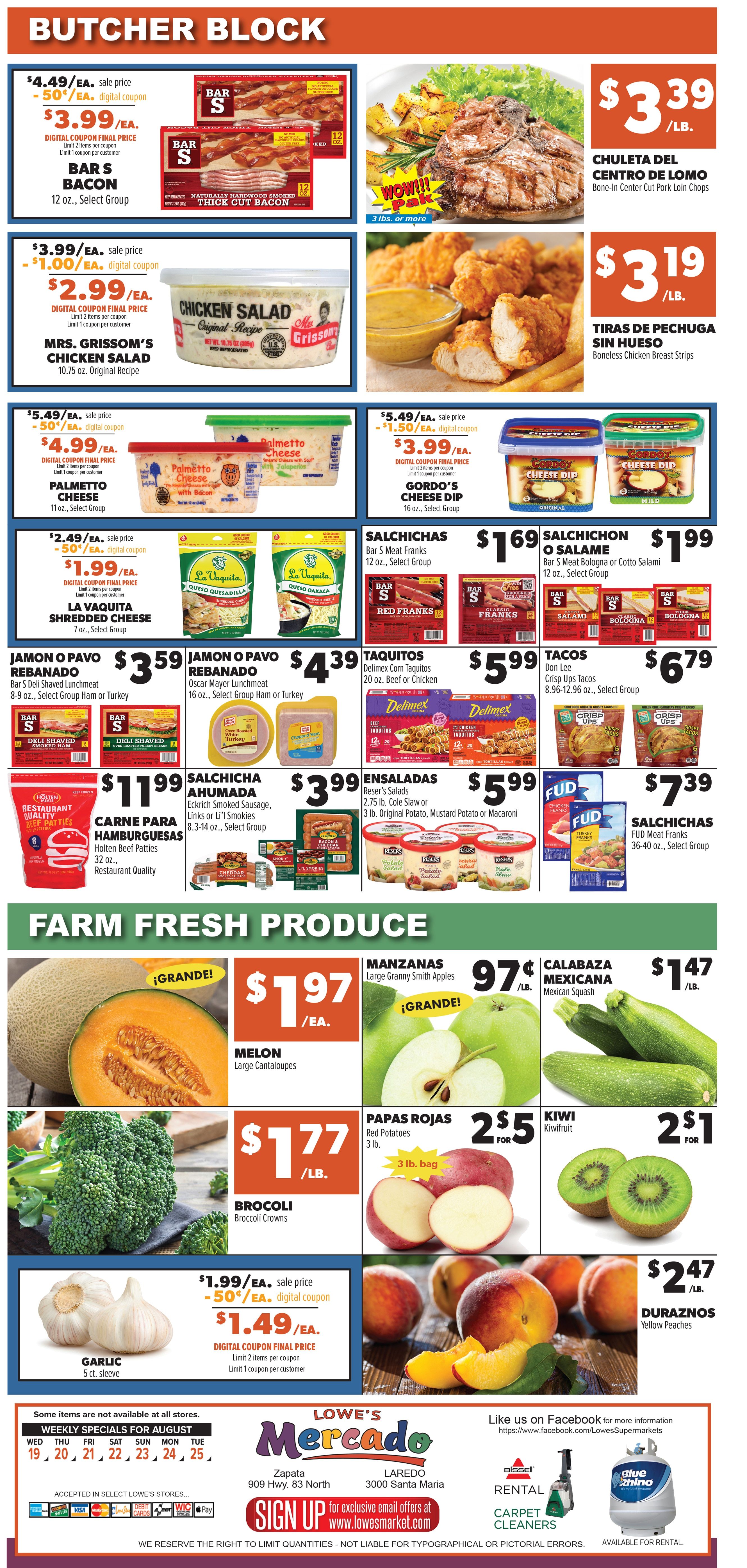 Lowe's Mercado (Texas) Weekly Ad August 19 - 25, 2026