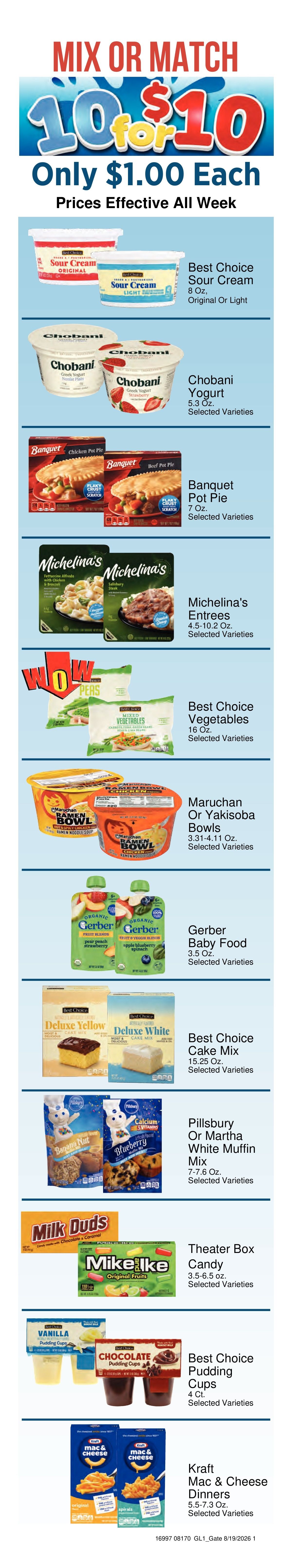 Big G Foods Great Deals This Week! Weekly Ad August 19 - 25, 2026