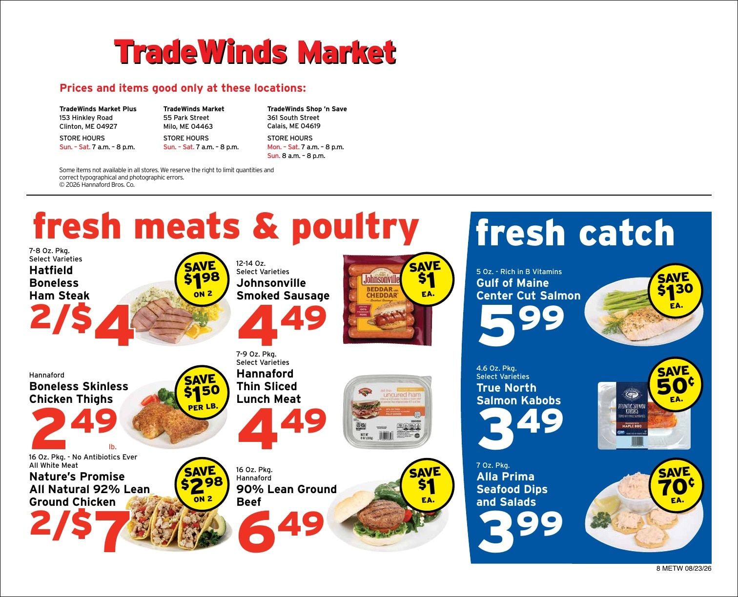 Tradewinds Markets Weekly Ad August 23 - 29, 2026