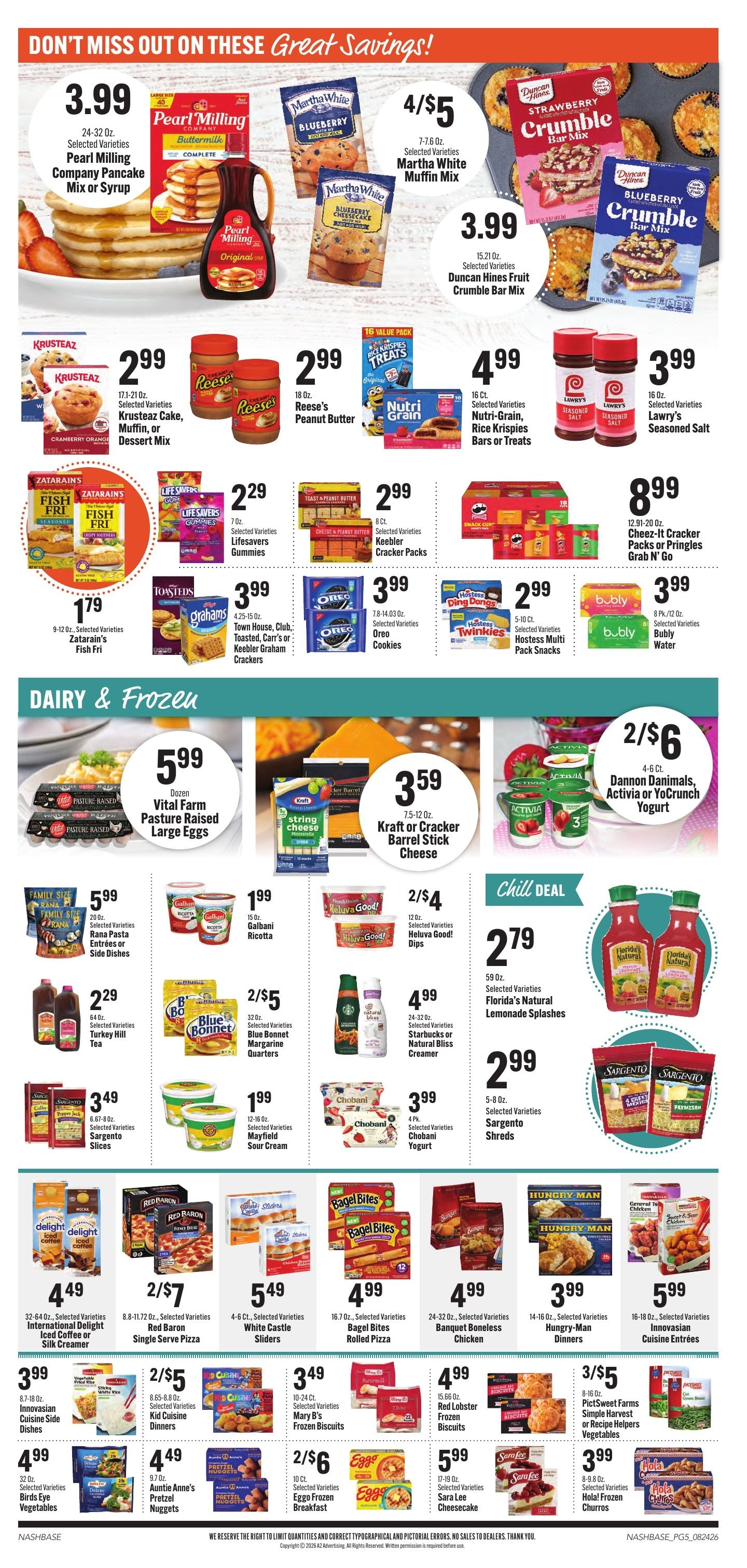 Hilltop Supermarket Weekly Ad August 24 - 30, 2026