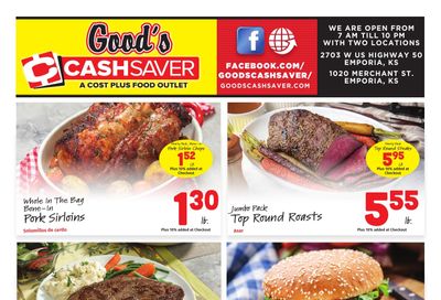 Good's Cash Saver Weekly Ad August 26 - September 1, 2026