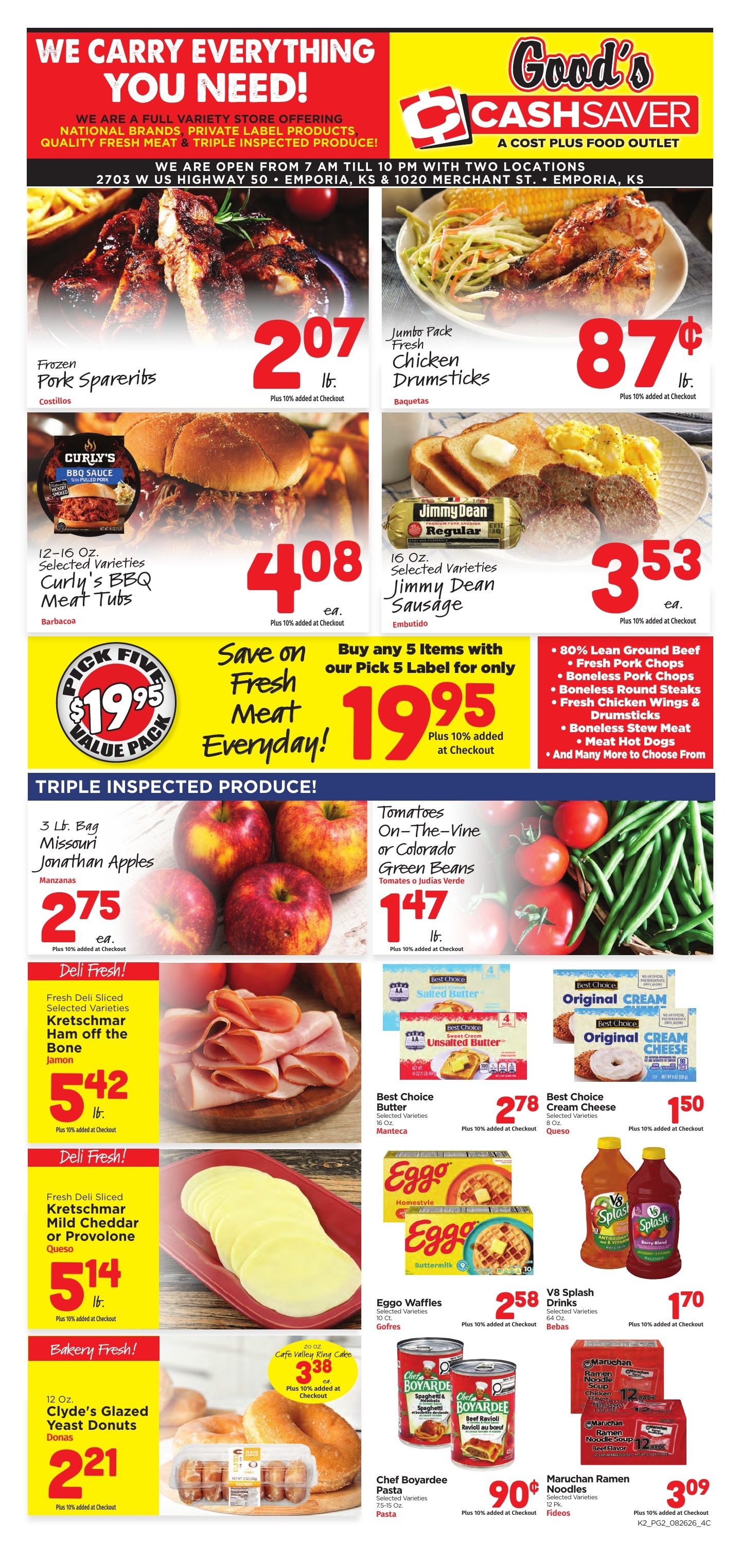 Good's Cash Saver Weekly Ad August 26 - September 1, 2026