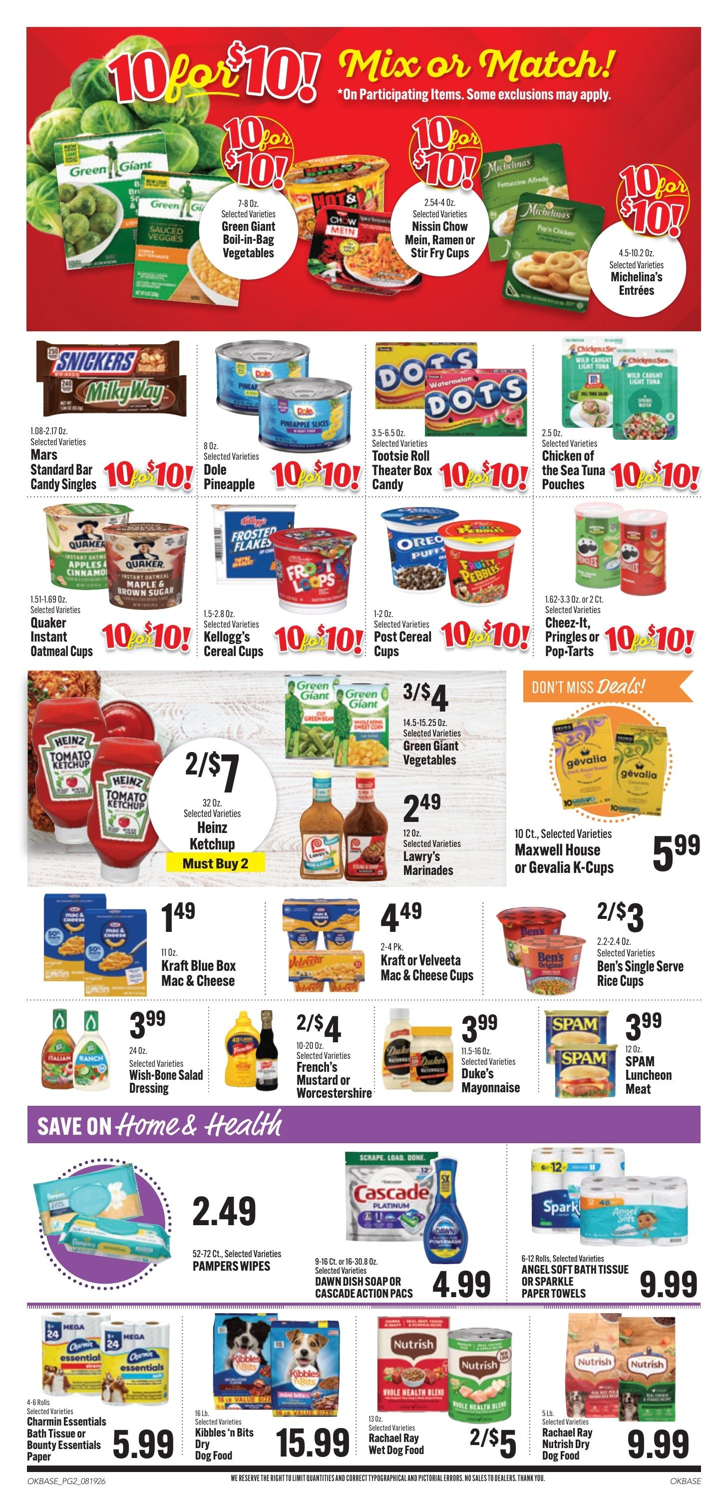 Rehkopf's Family Foods Weekly Ad August 19 - 25, 2026