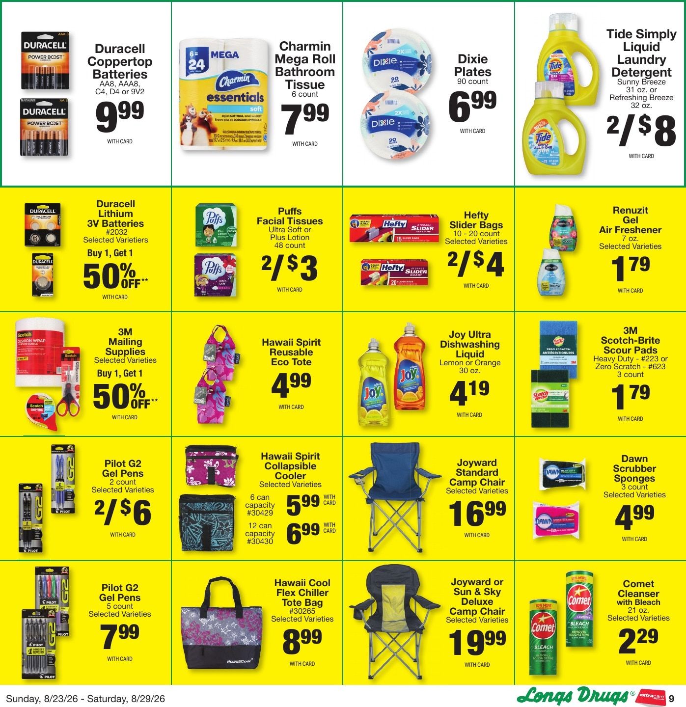 Longs Drugs Big Island Weekly Ad August 23 - 29, 2026