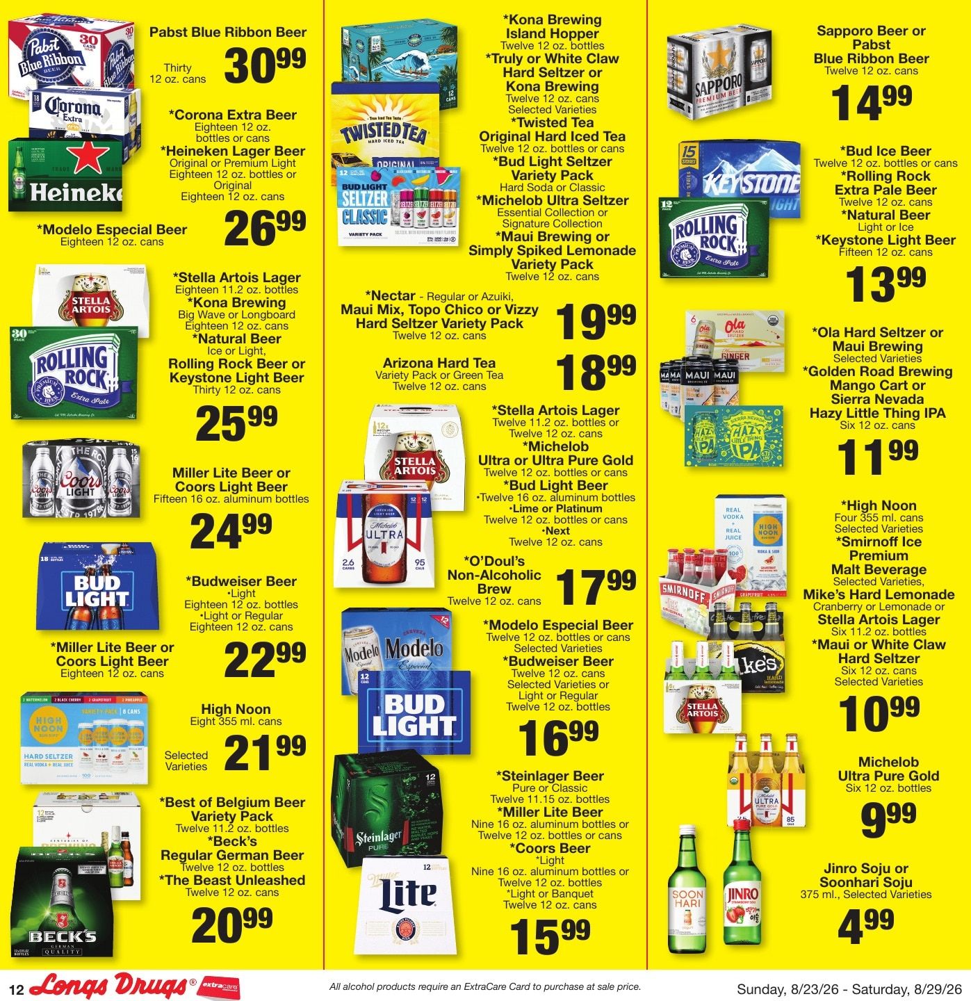 Longs Drugs Oahu Weekly Ad August 23 - 29, 2026