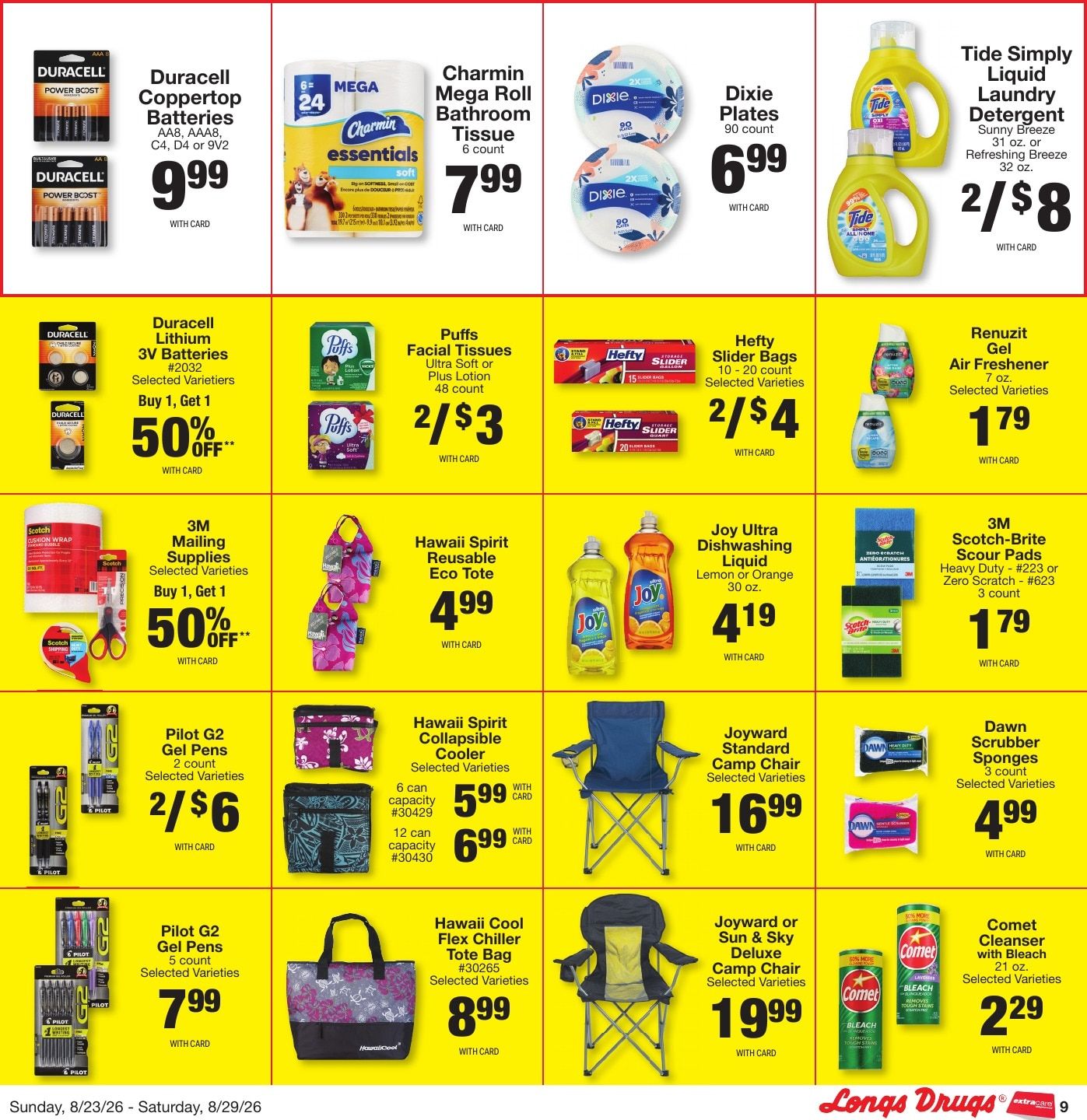 Longs Drugs Oahu Weekly Ad August 23 - 29, 2026
