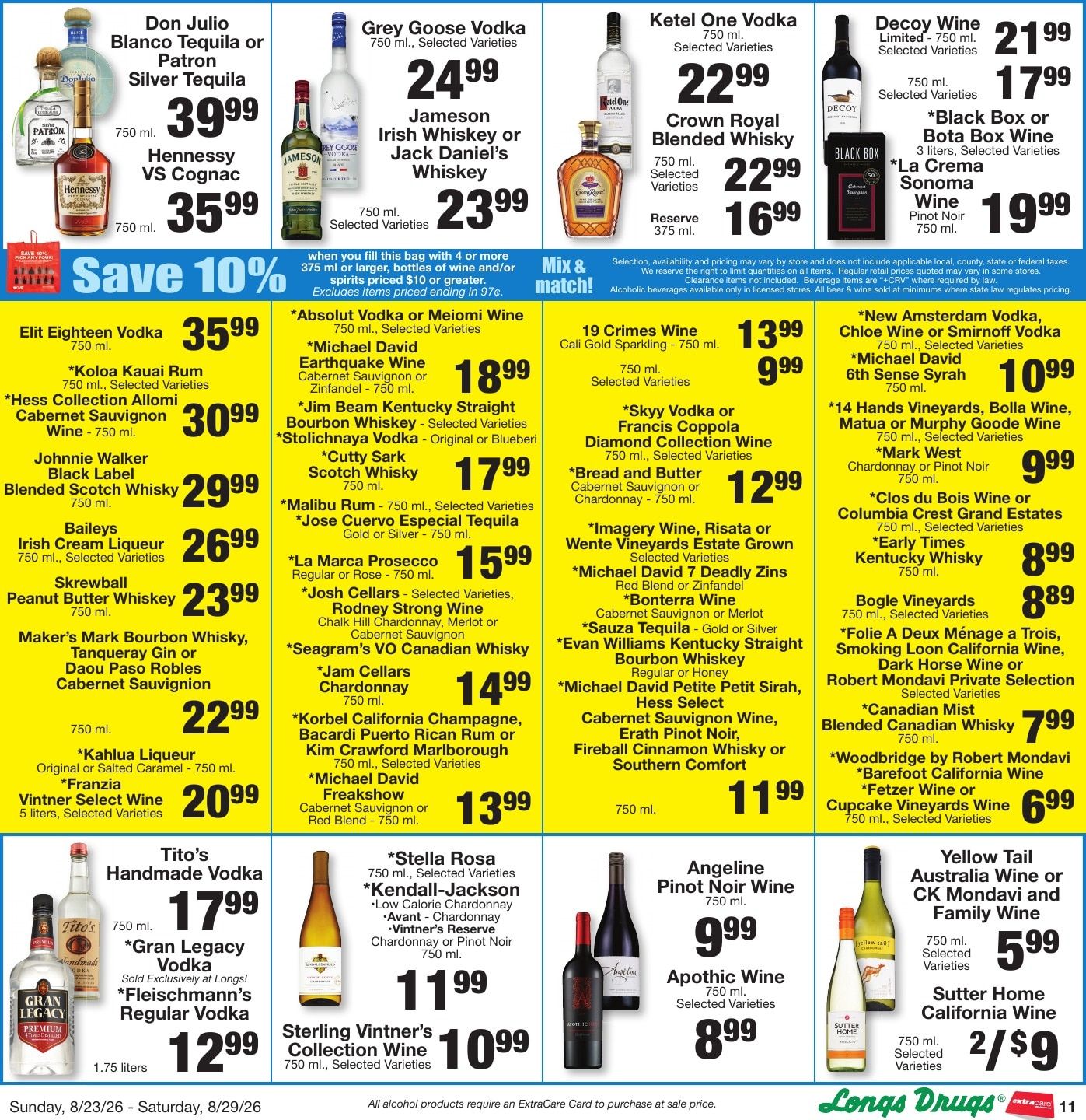 Longs Drugs Maui and Kauai Weekly Ad August 23 - 29, 2026