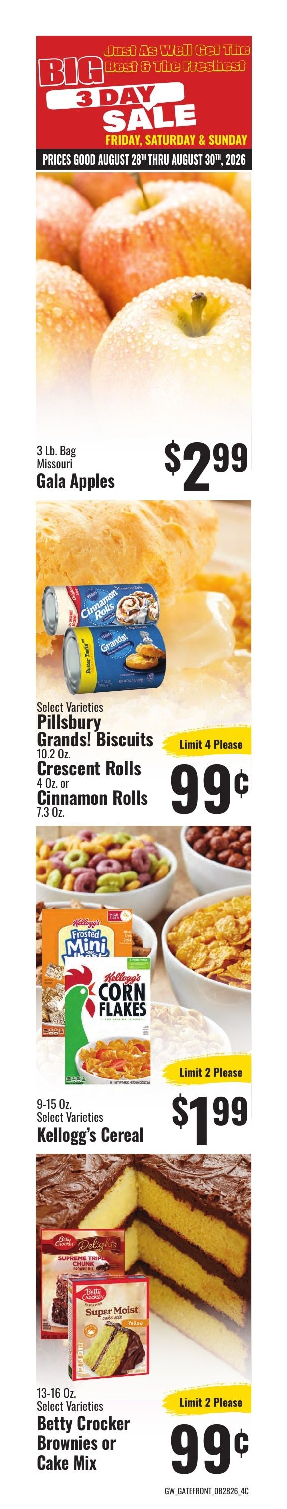 Hudson's Super Market Weekly Ad August 25 - September 7, 2026