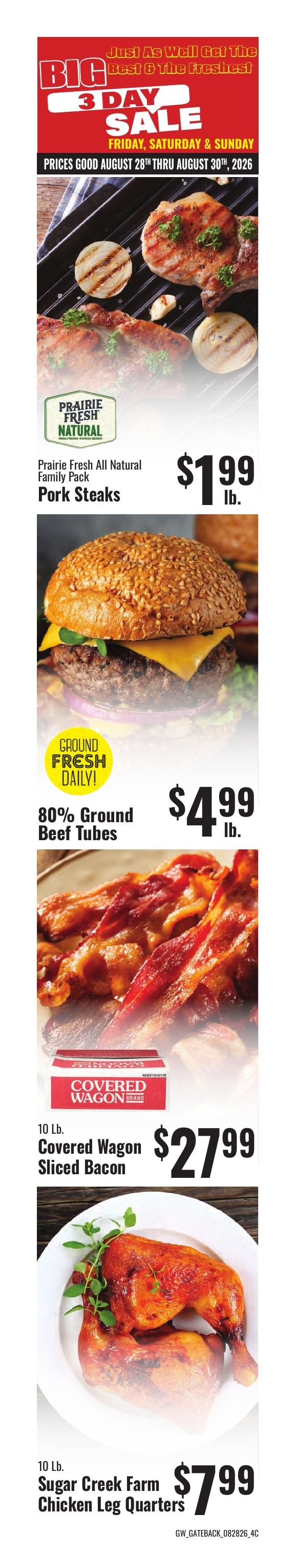 Hudson's Super Market Weekly Ad August 25 - September 7, 2026