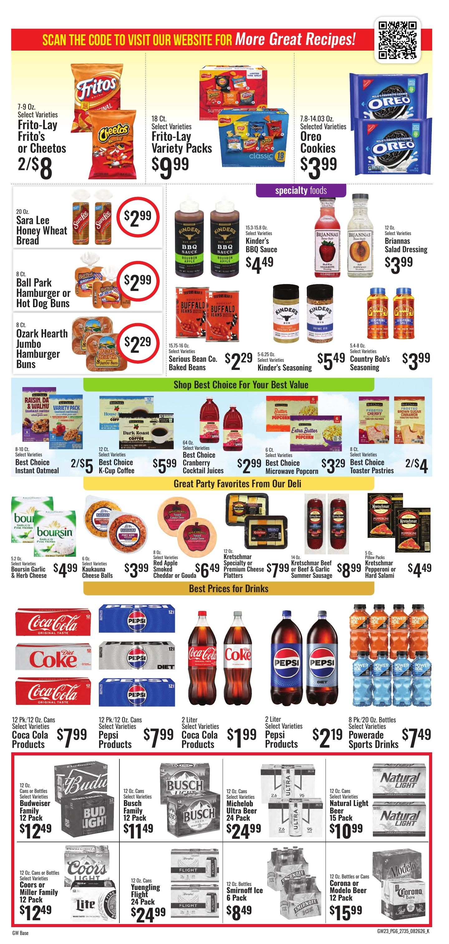 Sun Fest Market (Crane, MO) Weekly Ad August 26 - September 8, 2026
