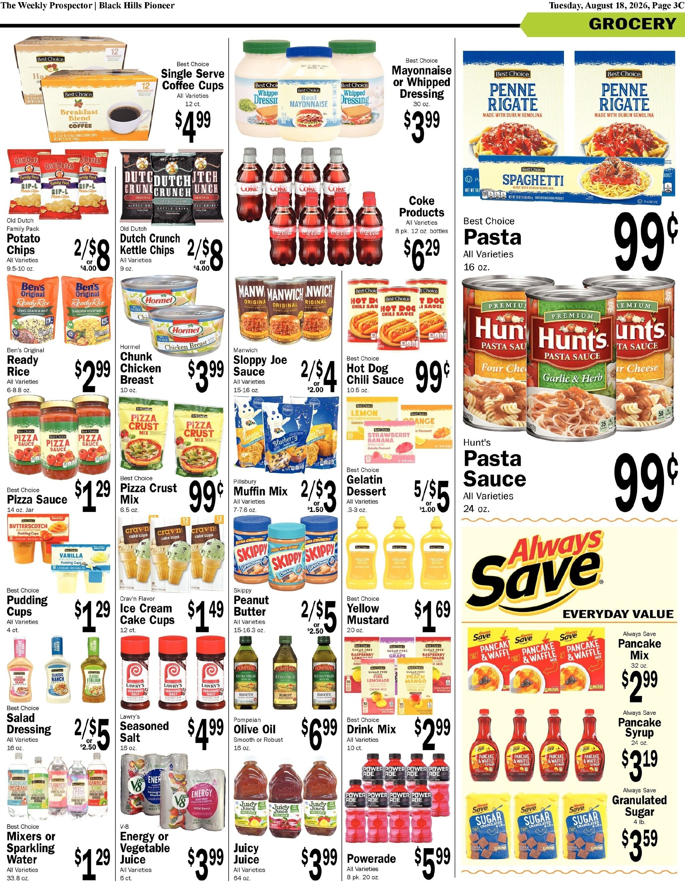 Lueders Food Centers Weekly Ad August 18 - 24, 2026