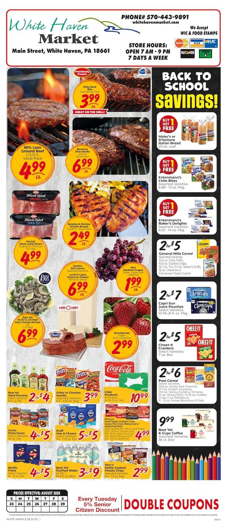 White Haven Market Weekly Ad August 20 - 26, 2026